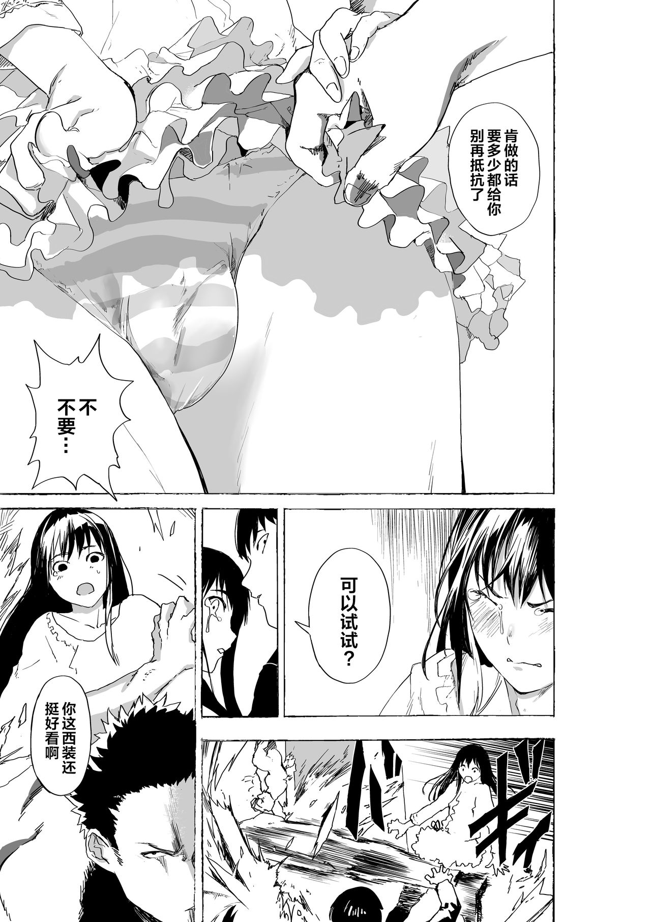 Josou Shounen to Moto Kakutouka Mushoku no Ero Manga丨女装少年与原格斗家的色情漫画 page 3 full