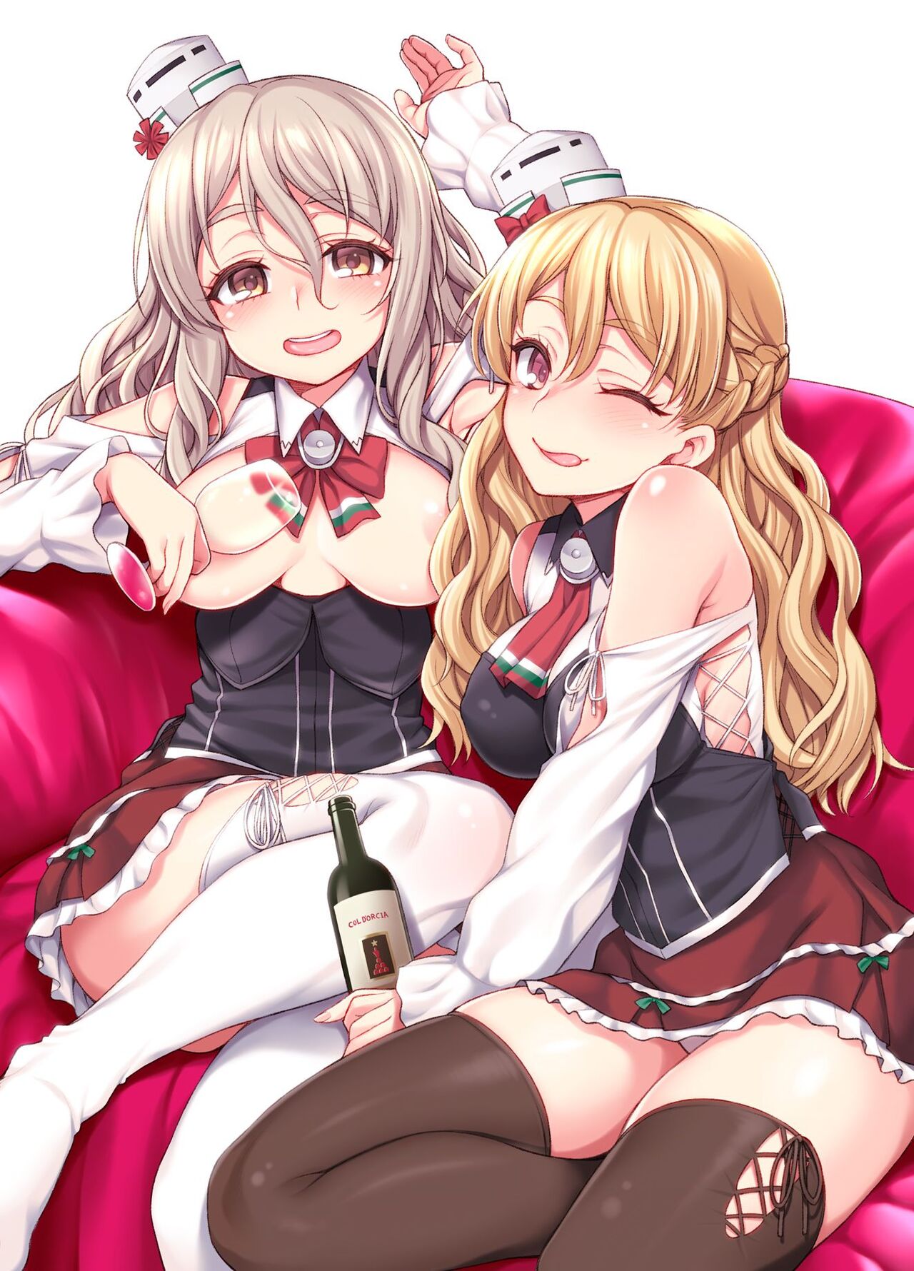 Zara to Pola no Hebereke Naito | 扎拉和波拉的醉醺醺之夜 page 2 full