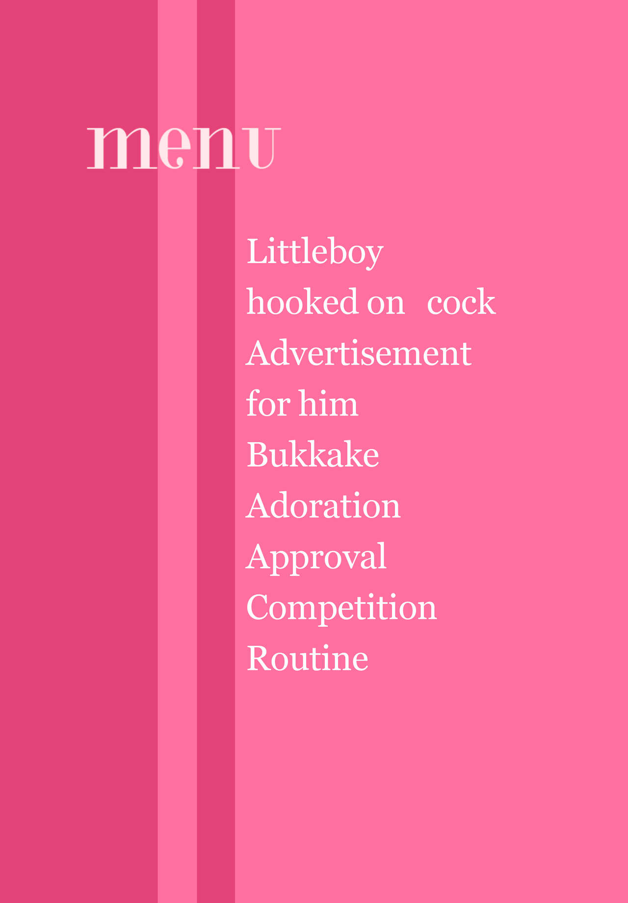 "SISSY A LA CARTE 24" ~Netorare Otokonoko, Teisoutai Kanri Mesuka Choukyou~ page 2 full