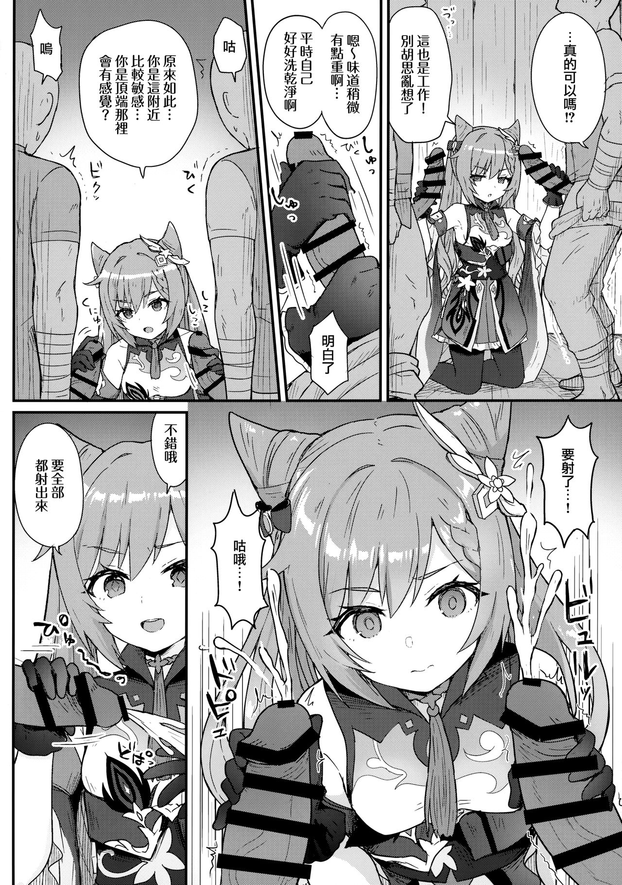 Keqing-chan ga Buka o Shigoki Makuru Hon page 6 full