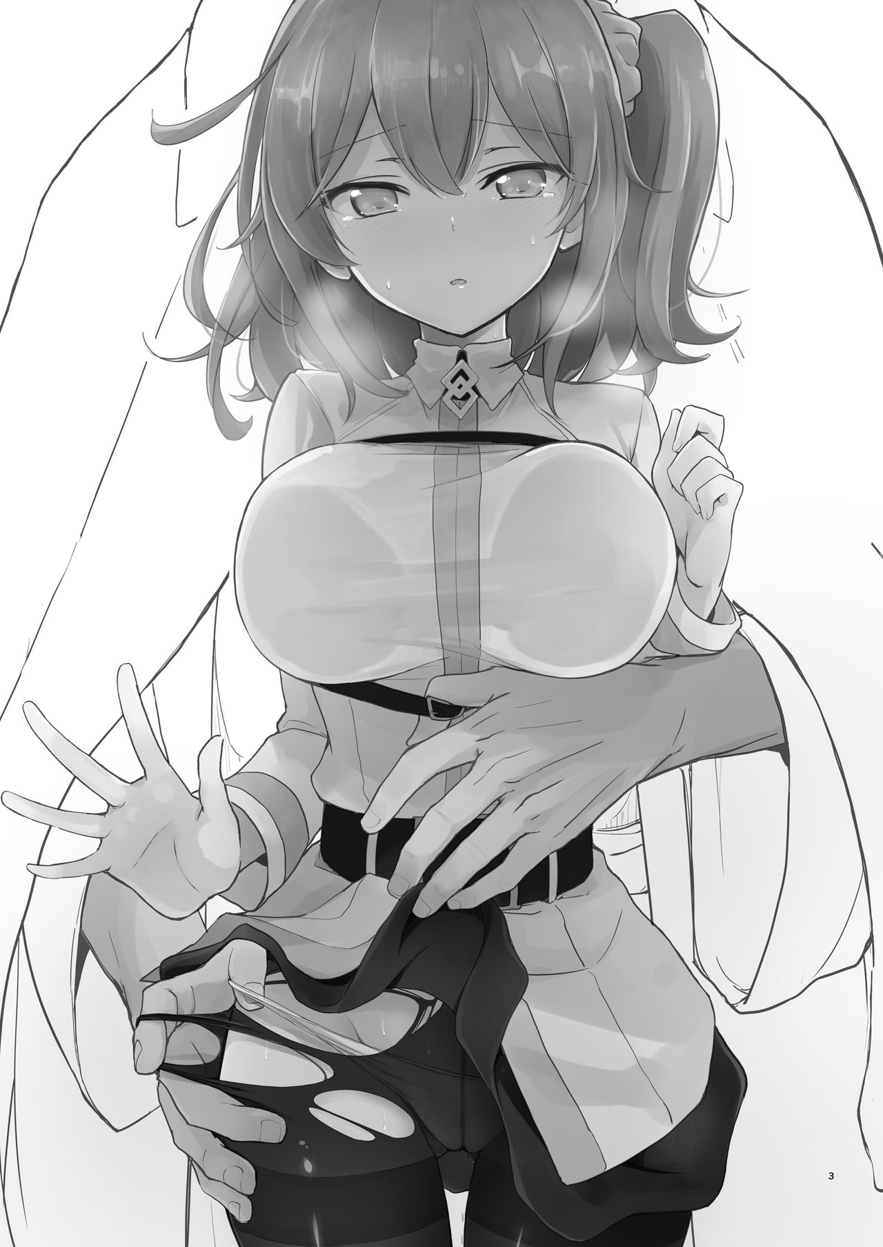 Heisho Micchaku Torappu-chuu ni Enkaku Shokushu ni Ijirarete Hakouchi ga Kanzen ni Ecchi na Kuuki ni Nacchaimashita page 2 full