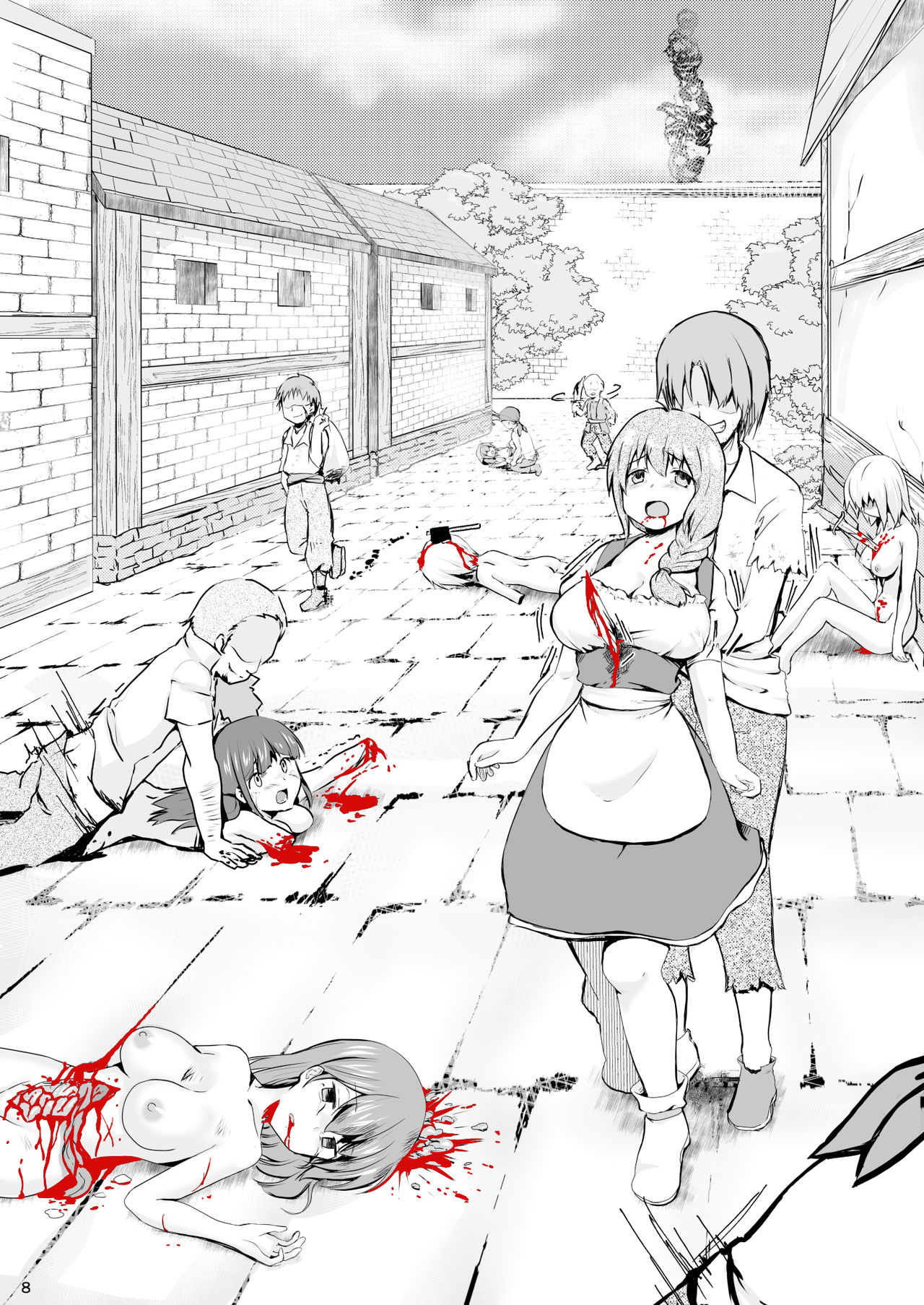 Owari no Shiki -Okasare, Korosare, Hakai Sareru Musumetachi- | 终末的婚礼-女儿们被侵犯玩坏后漂亮地干掉了 page 7 full