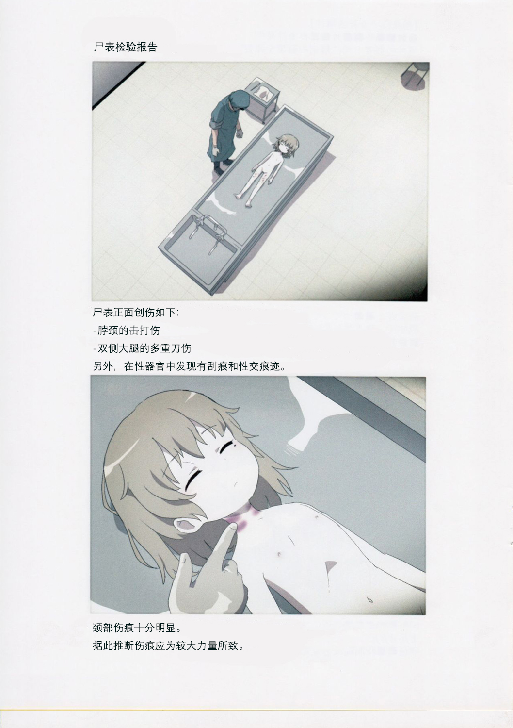 Nishiogikubo Shoujo Satsugai Jiken Shihou Kaibou Kiroku| 西荻洼少女特大谋杀案法医学尸体检验报告书 page 5 full
