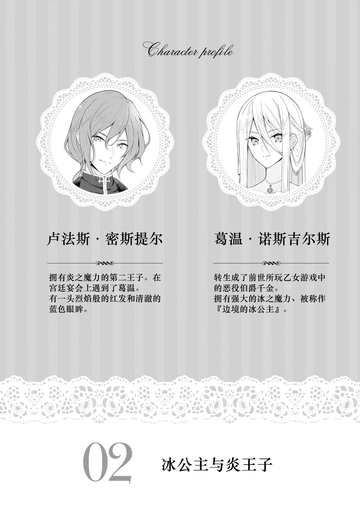 kōri no reijō to honō no ōji | 冰公主与炎王子 page 2 full