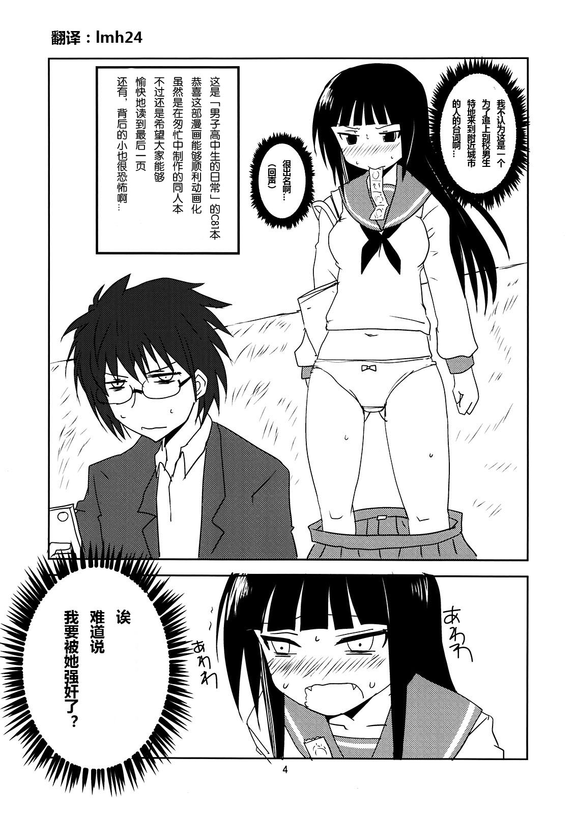Joshikousei no Hinichijou page 4 full