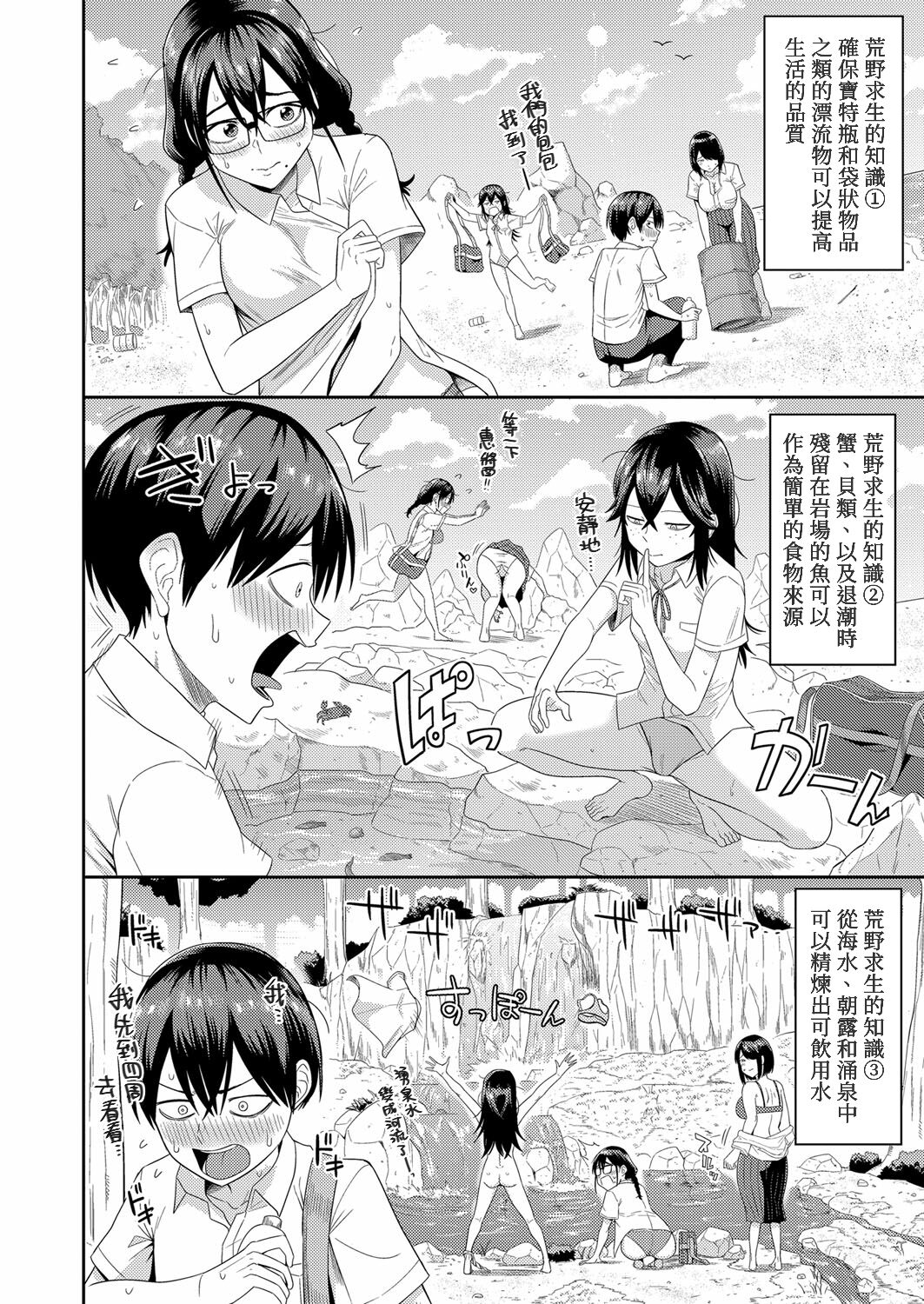 Mujintou de, SEX ni Kyoumishinshin na Dosukebe Inkya Joshi-tachi to Harem Life page 6 full
