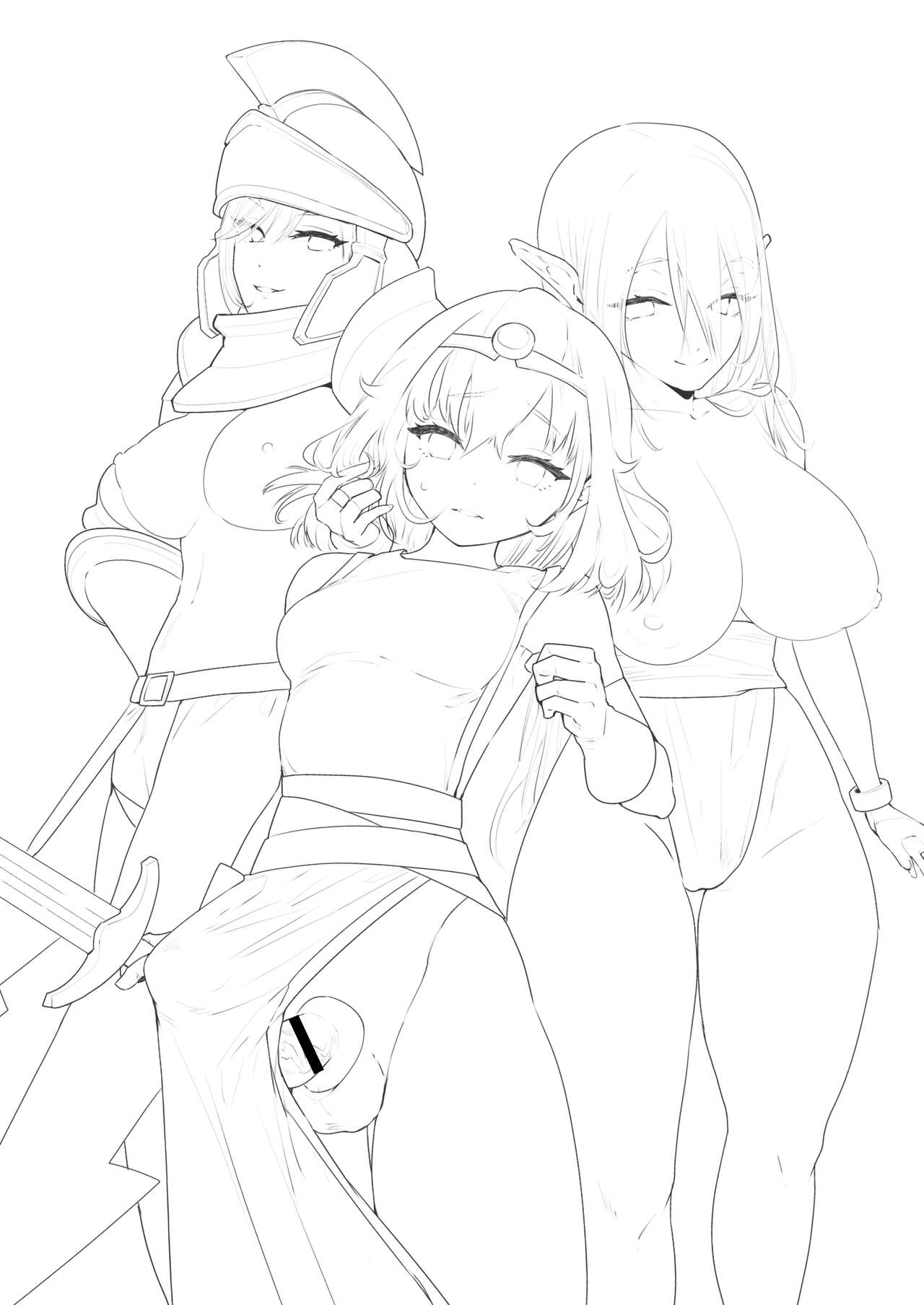 Isekai Tensei Shitara Futanari Yuusha-sama datta Ken 2 | 異世界轉生後變成了扶她勇者 2 page 3 full