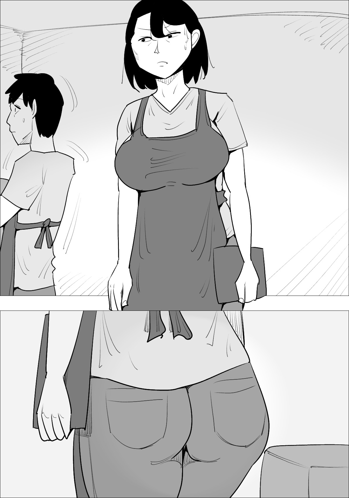 Ikarigao Busu Obasan ni Netorareru Kareshi page 7 full