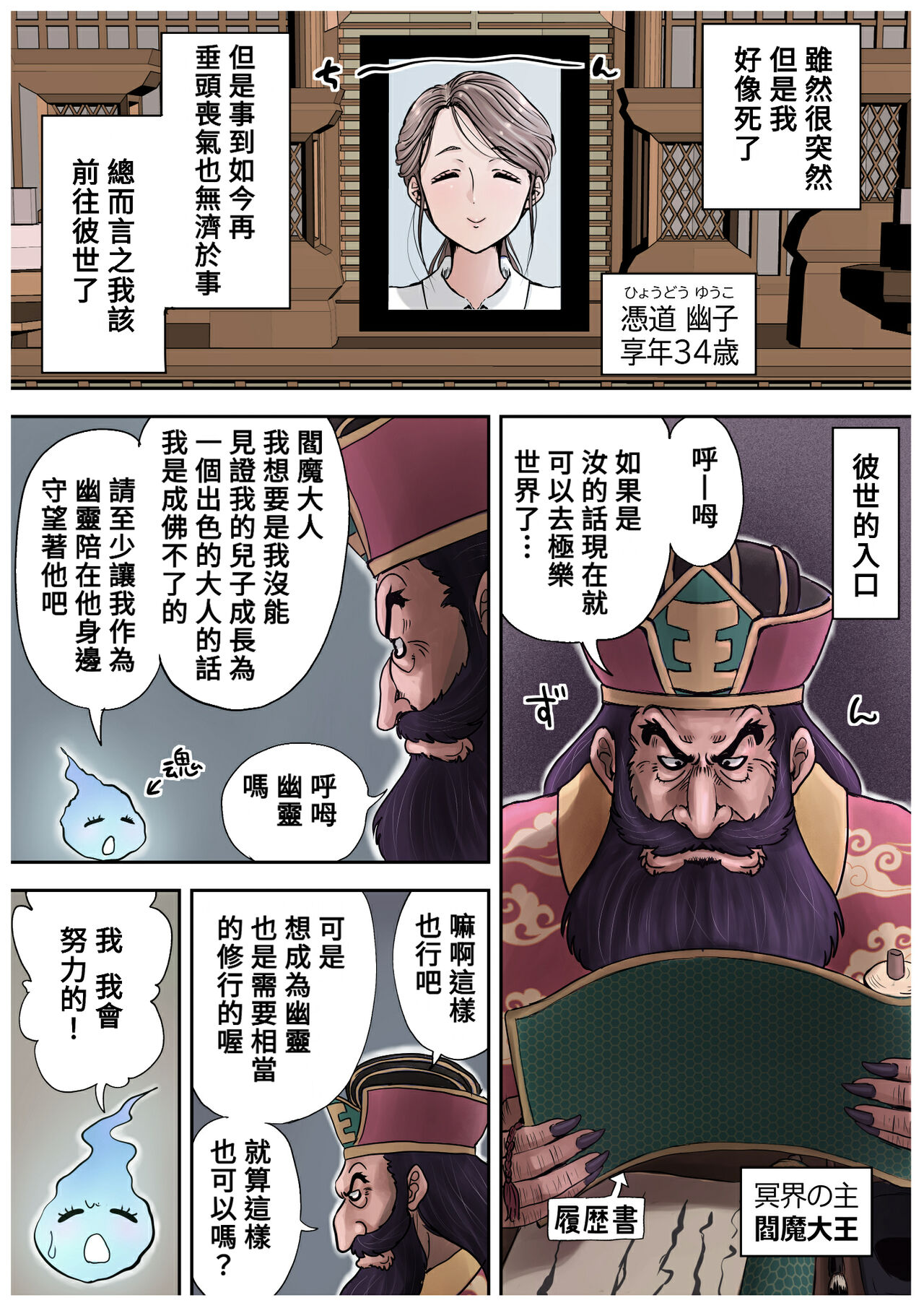 Yuurei Mama ga Yuurei Skill de Yaritai Houdai. 1 page 4 full