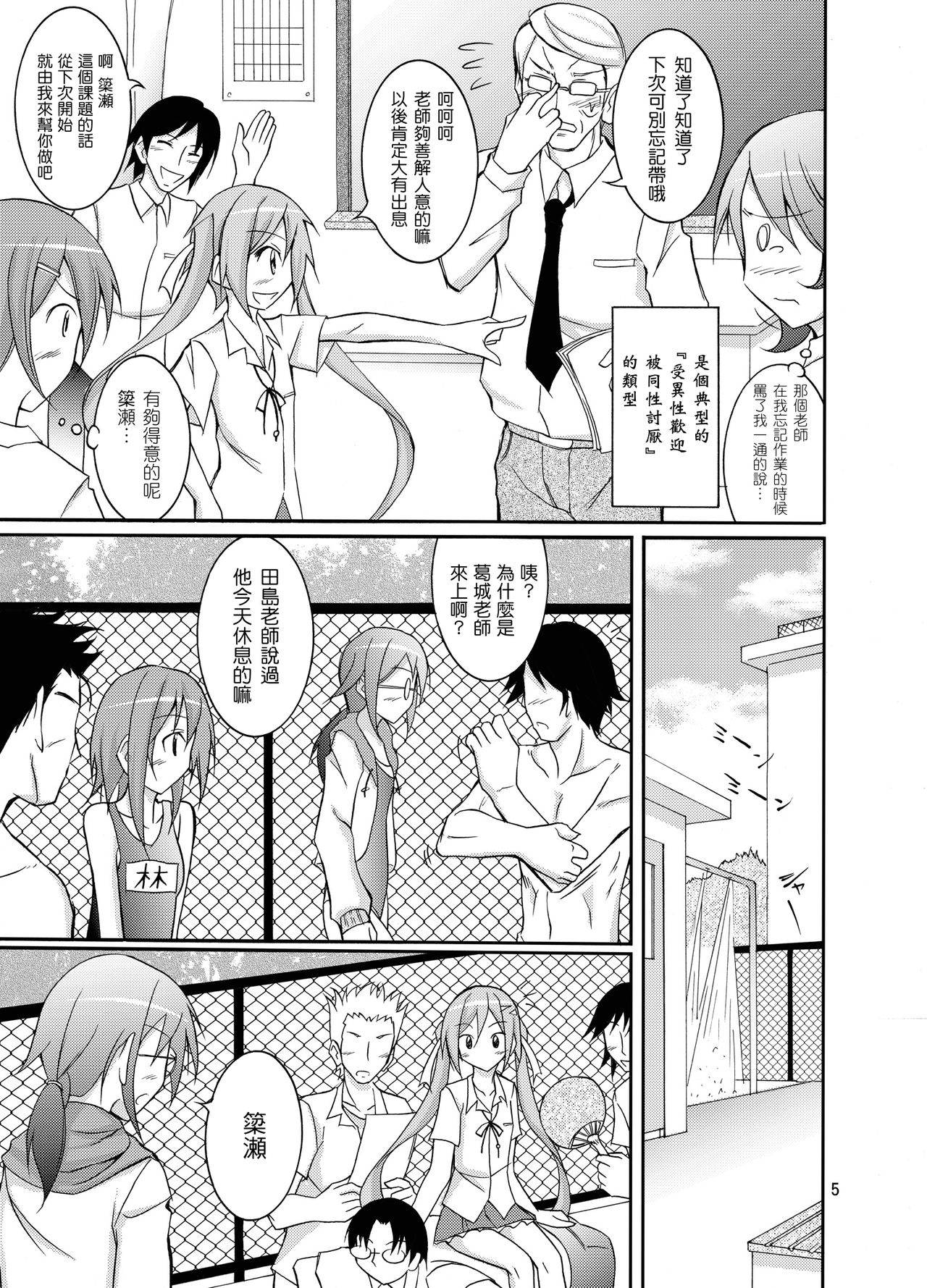 Kyou no Taiiku wa Zenra Suiei 3 page 4 full