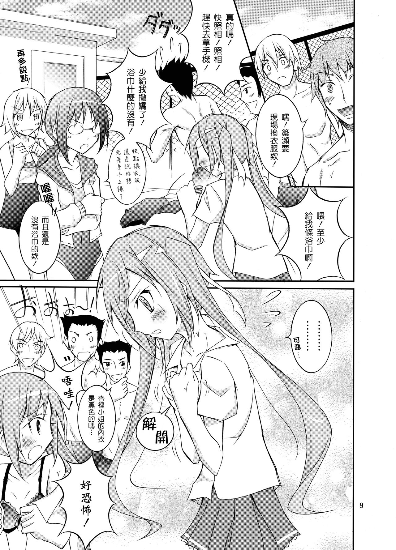 Kyou no Taiiku wa Zenra Suiei 3 page 8 full