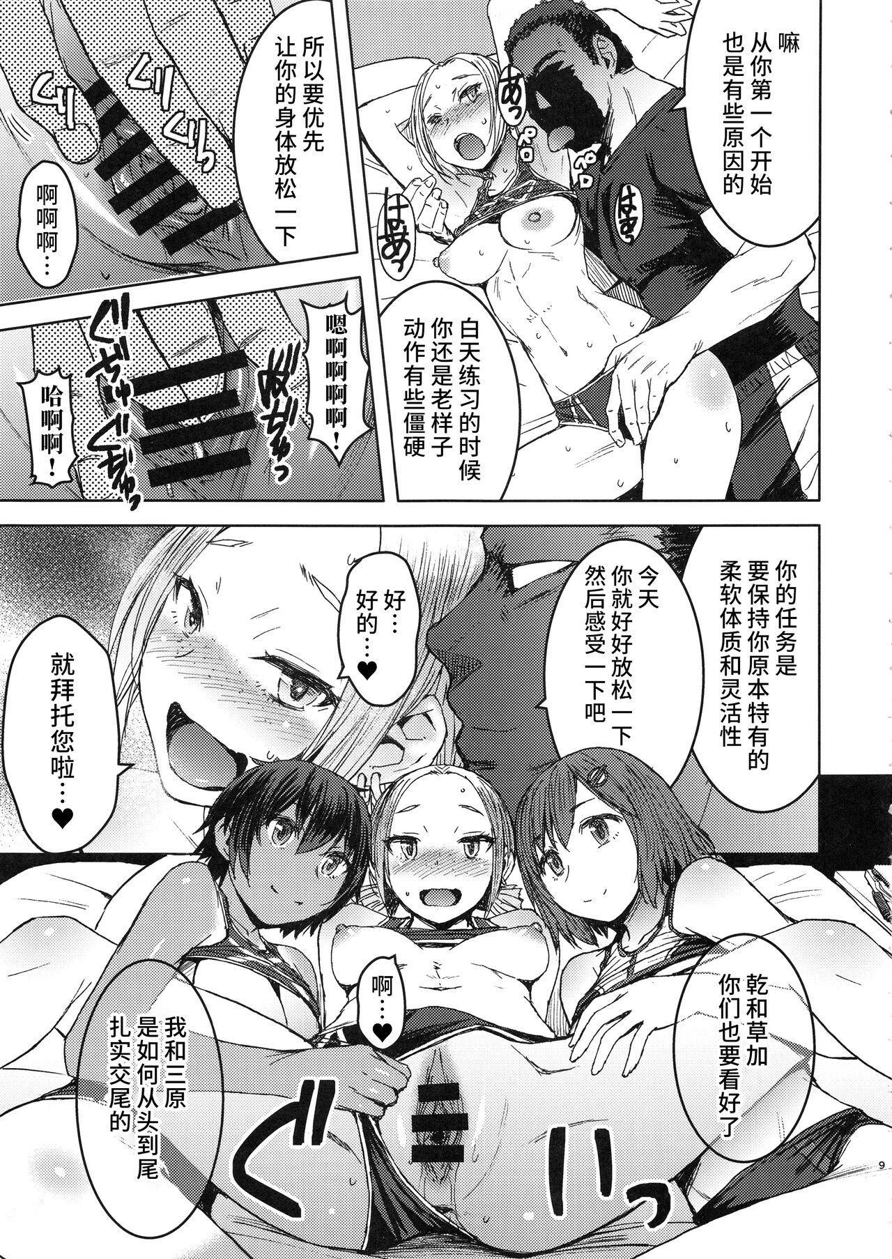 Joshi Rikujou Koubi page 8 full