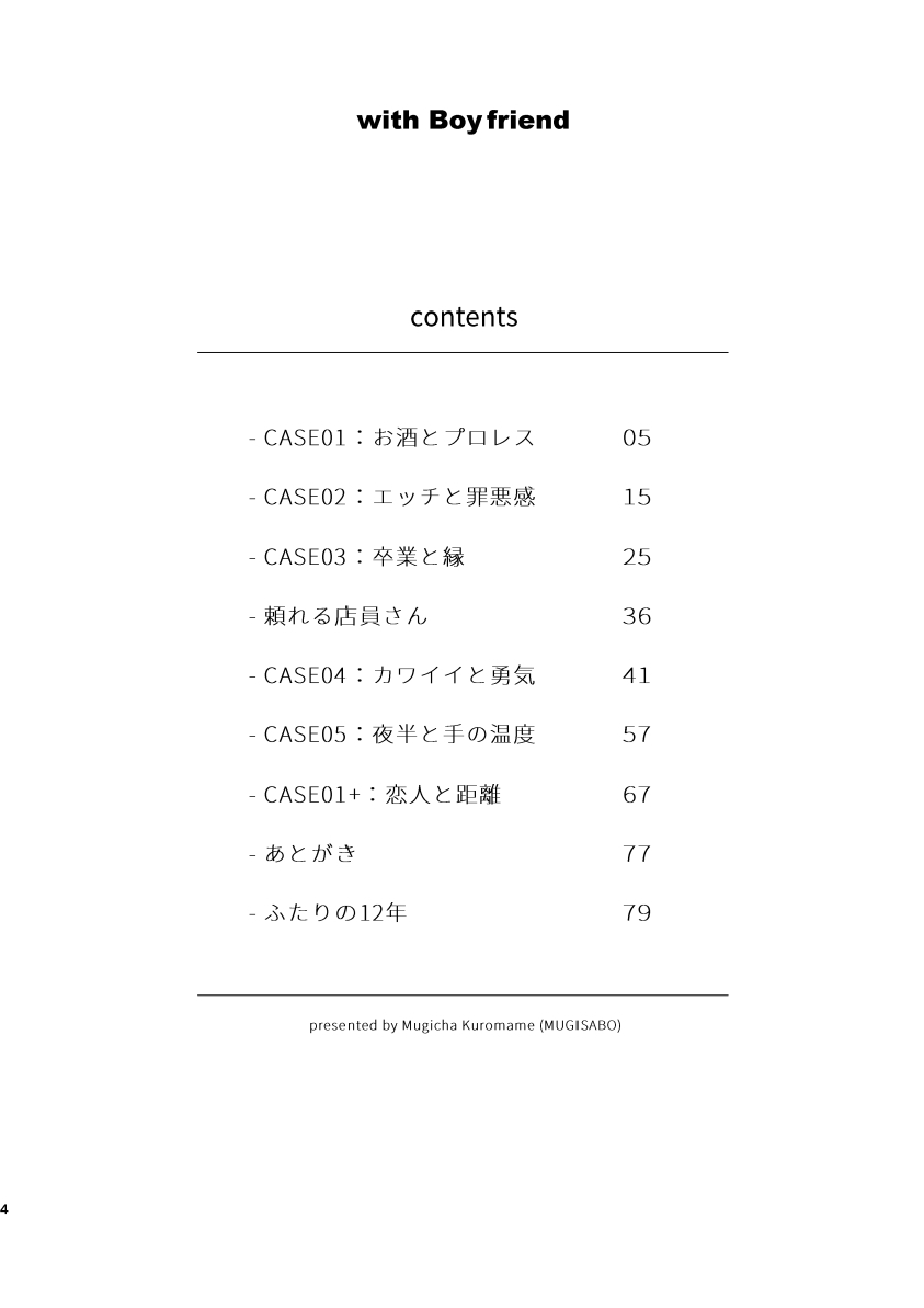 Boyfriend -Kuromame Mugicha Tanpenshuu- page 3 full