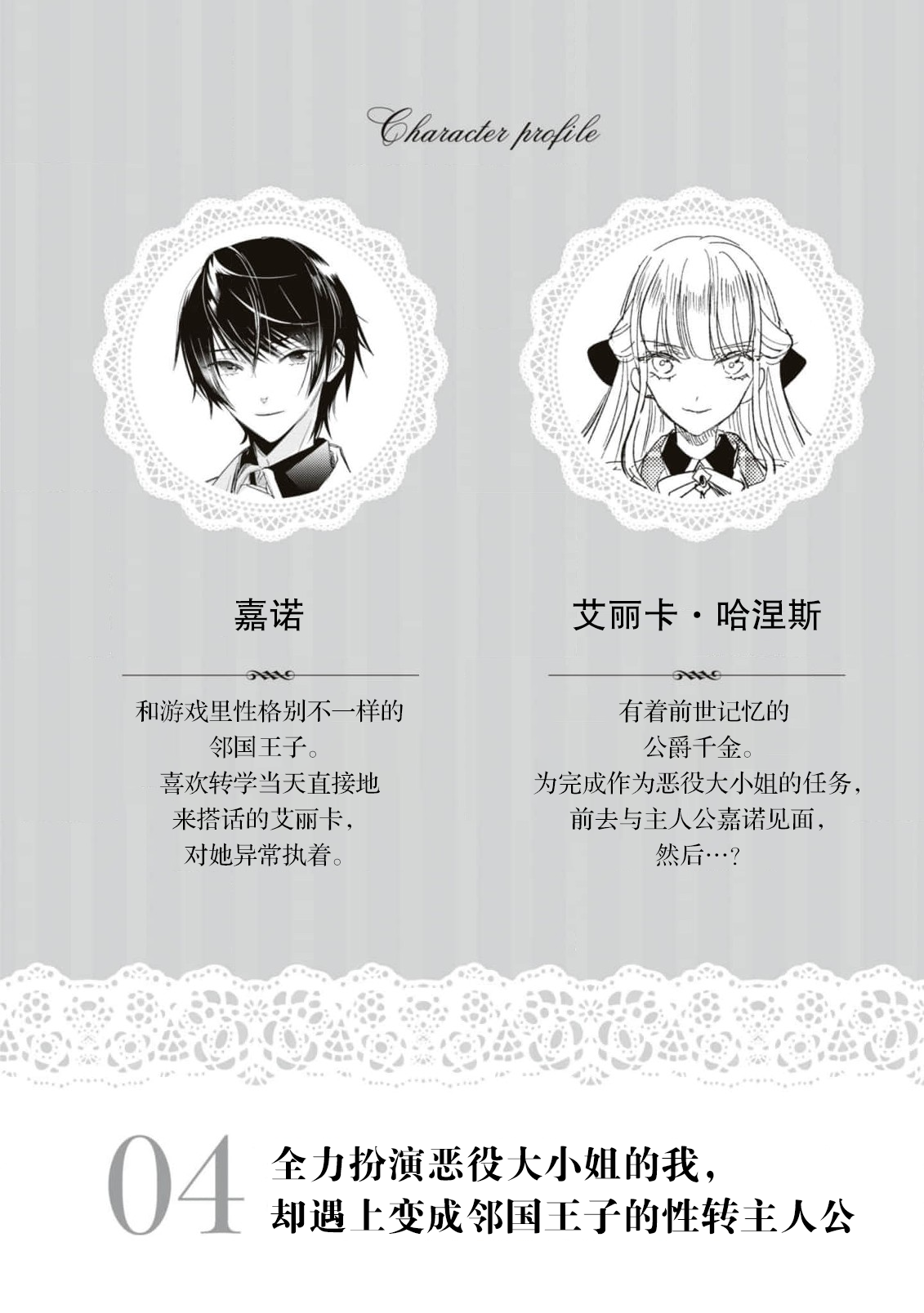 zenryoku de akuyaku reijō o enjiyou to shitara, hiroin ga otoko de ringoku no ōjideshita | 全力扮演恶役大小姐的我，却遇上变成邻国王子的性转主人公 page 4 full