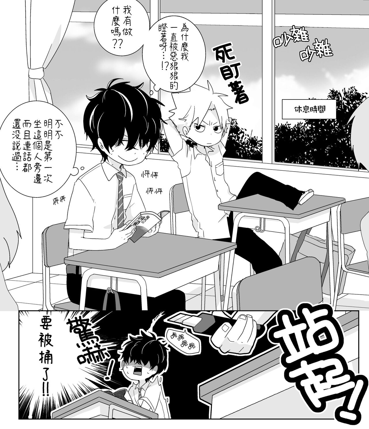 InCha-kun to Furyou-kun|陰沉君跟不良君 page 1 full
