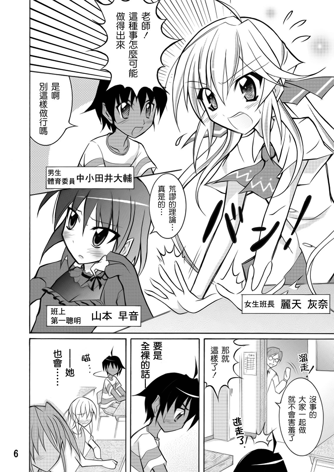 Kyou no Taiiku wa Zenra Suiei page 6 full