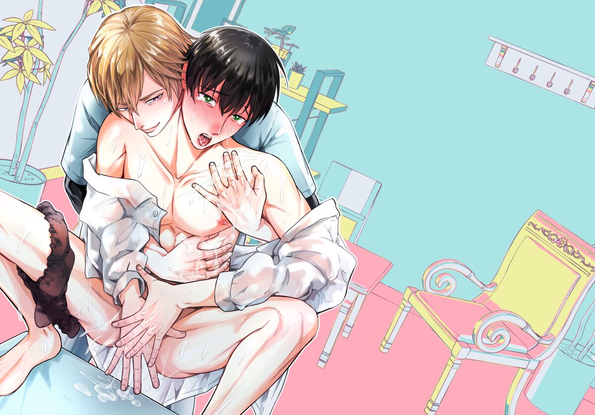 H na Rei Hyoui Taishitsu Ryman to Ikemen Seikan Jorei Massage-shi | 色情的吸灵体质社畜和帅哥性感除灵按摩师 page 2 full