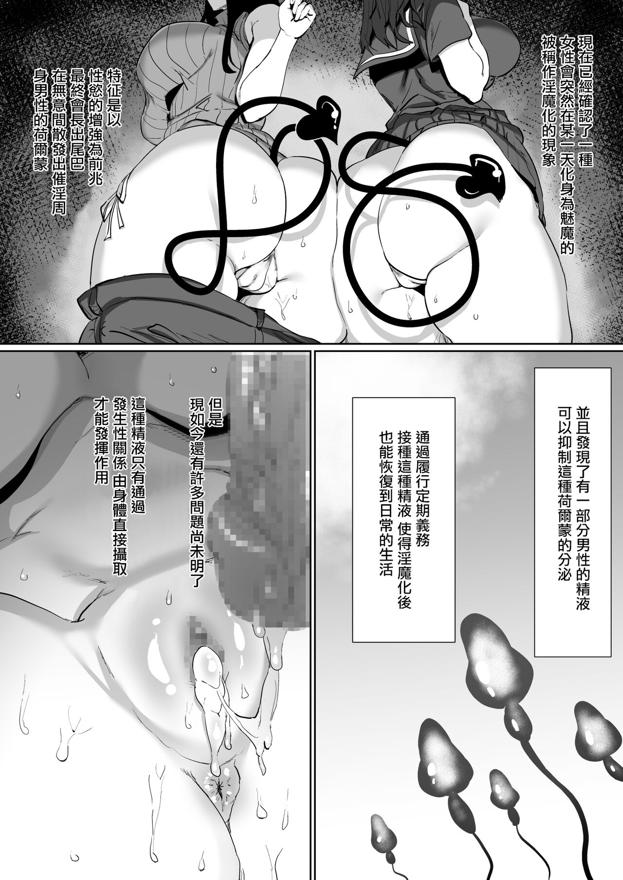 Onnanoko ga Aru Hi Totsuzen Succubus ni Natte Shimau Sekai no Hanashi | 關於女孩某天突然變成魅魔的世界的故事 page 5 full