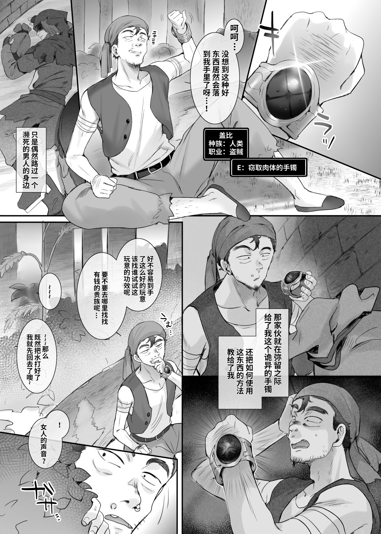 Nikutai Dorobou no Udewa / Aisha Hen, Emily Hen page 1 full