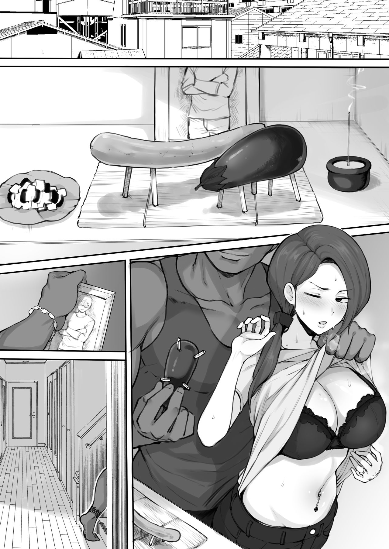 Kokujin Tenkosei ni NTR ru Series Hahaoya 2P Manga page 3 full