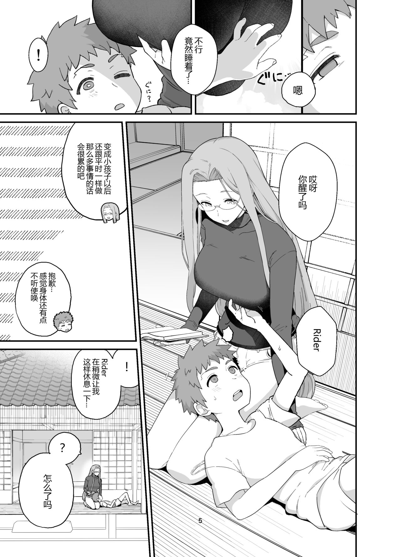 Rider-san to Orusuban page 8 full