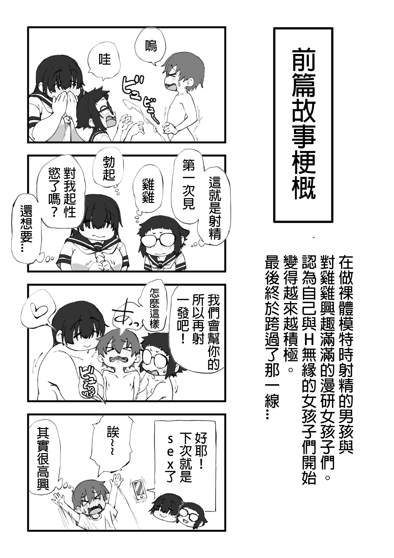 Boku wa Manken Senzoku Nude Model 2 SEX Gasshuku Hen | 我是漫研専属裸体模特 2 SEX合宿篇 page 4 full