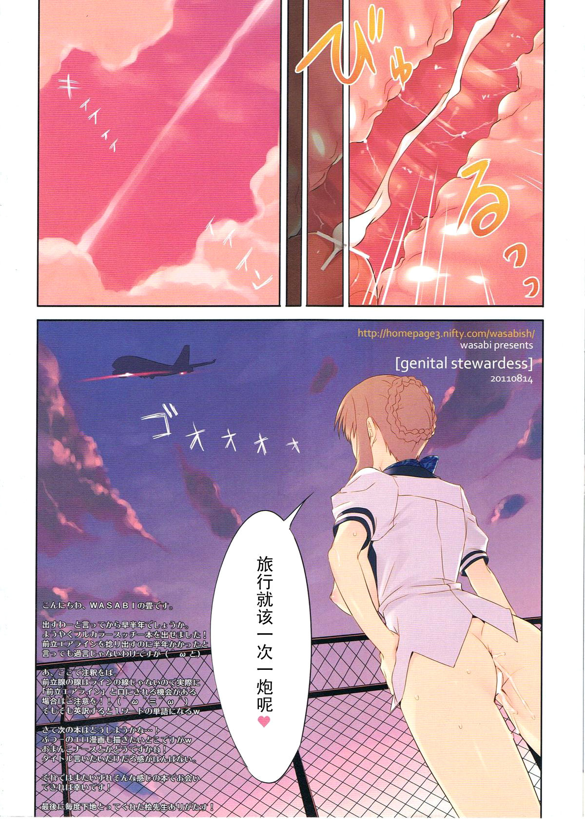 Genital Stewardess! page 8 full