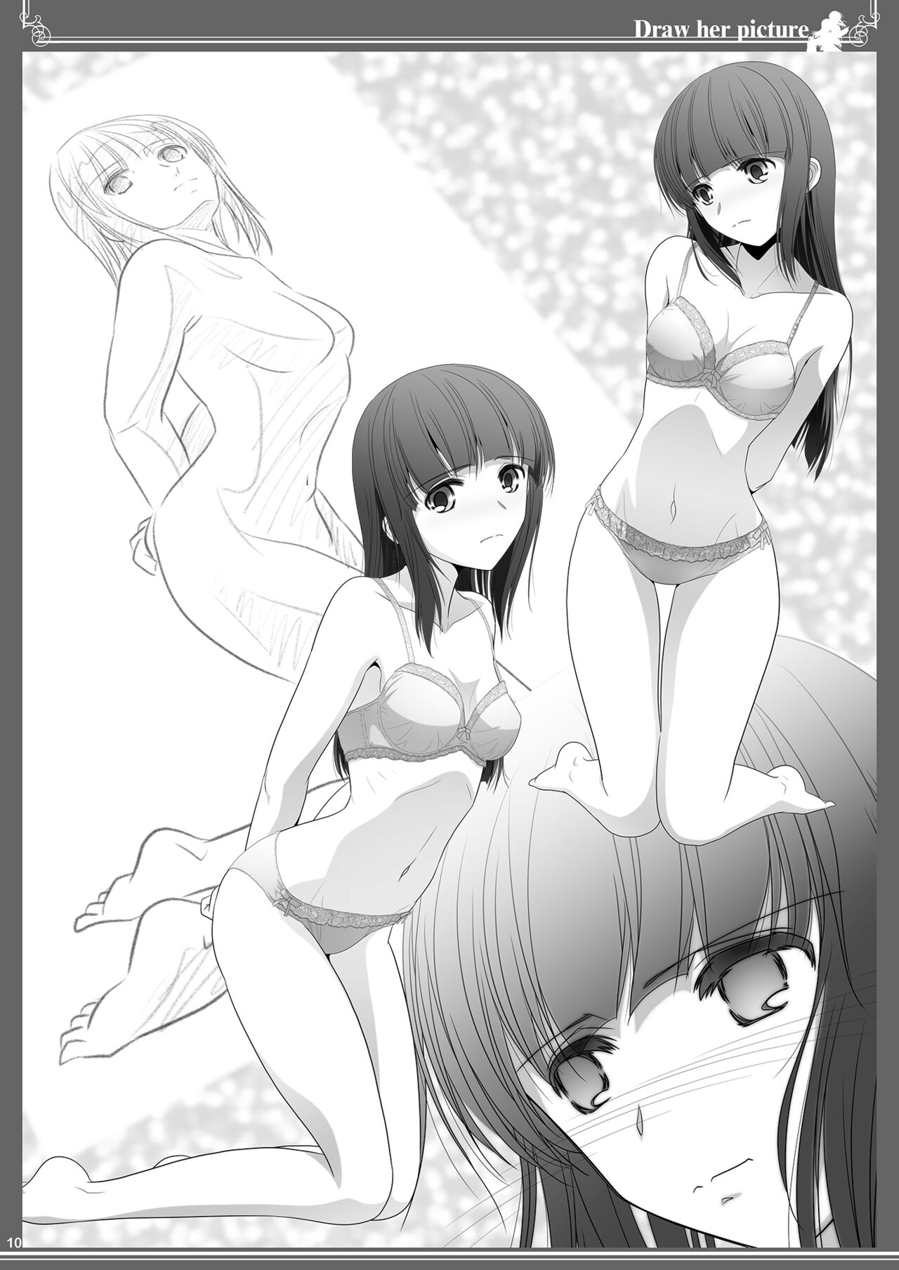 Kijo o Kaku Ayumi to Ikue no E-Sketch - Draw Her Picture Ayumi x Ikue of Seketch page 10 full