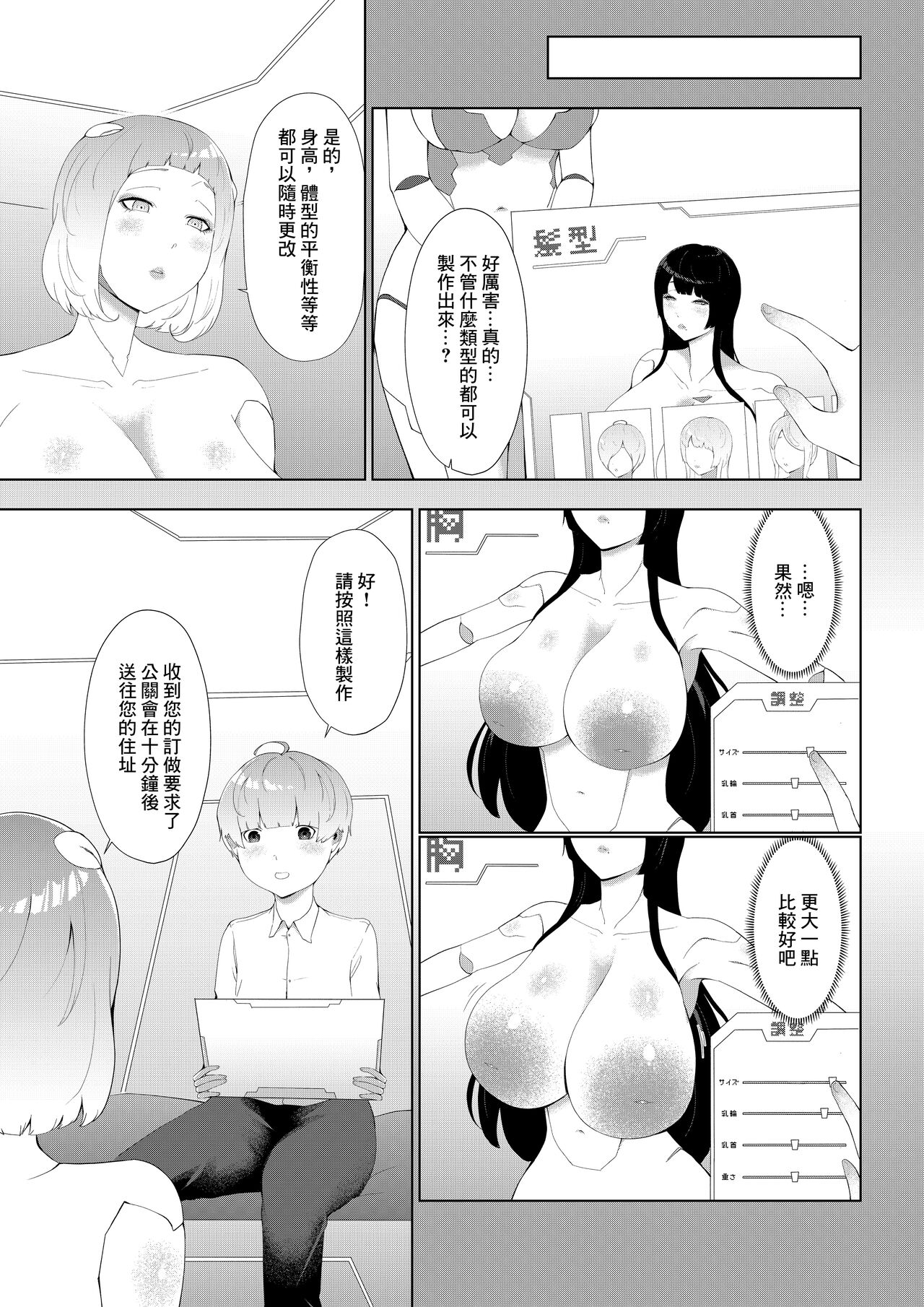 Anata Konomi no Seishori Senyou Jinzou Ningen o Chuumon shimashou page 3 full