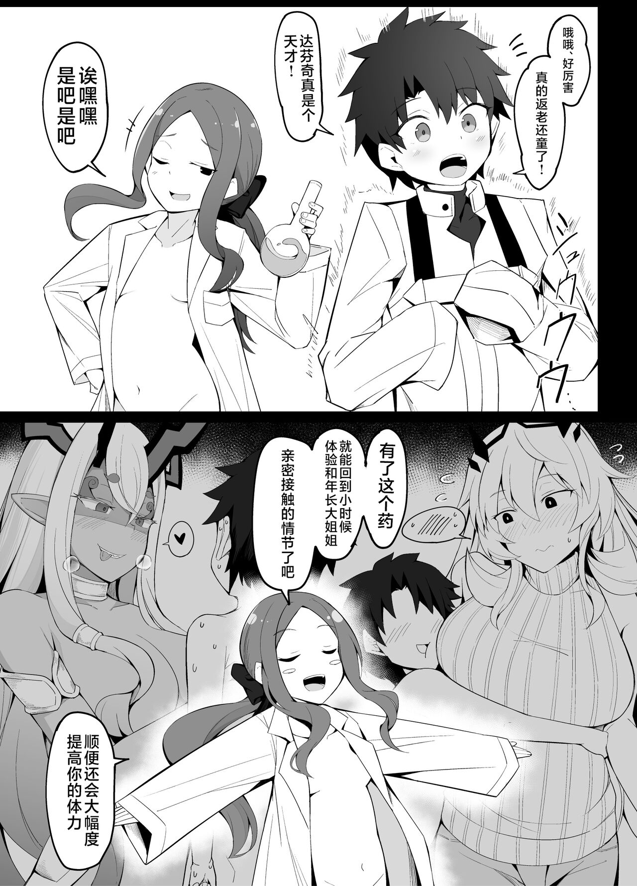 Wakagaeri no Hiyaku o Kaihatsu shita Da Vinci-chan page 1 full