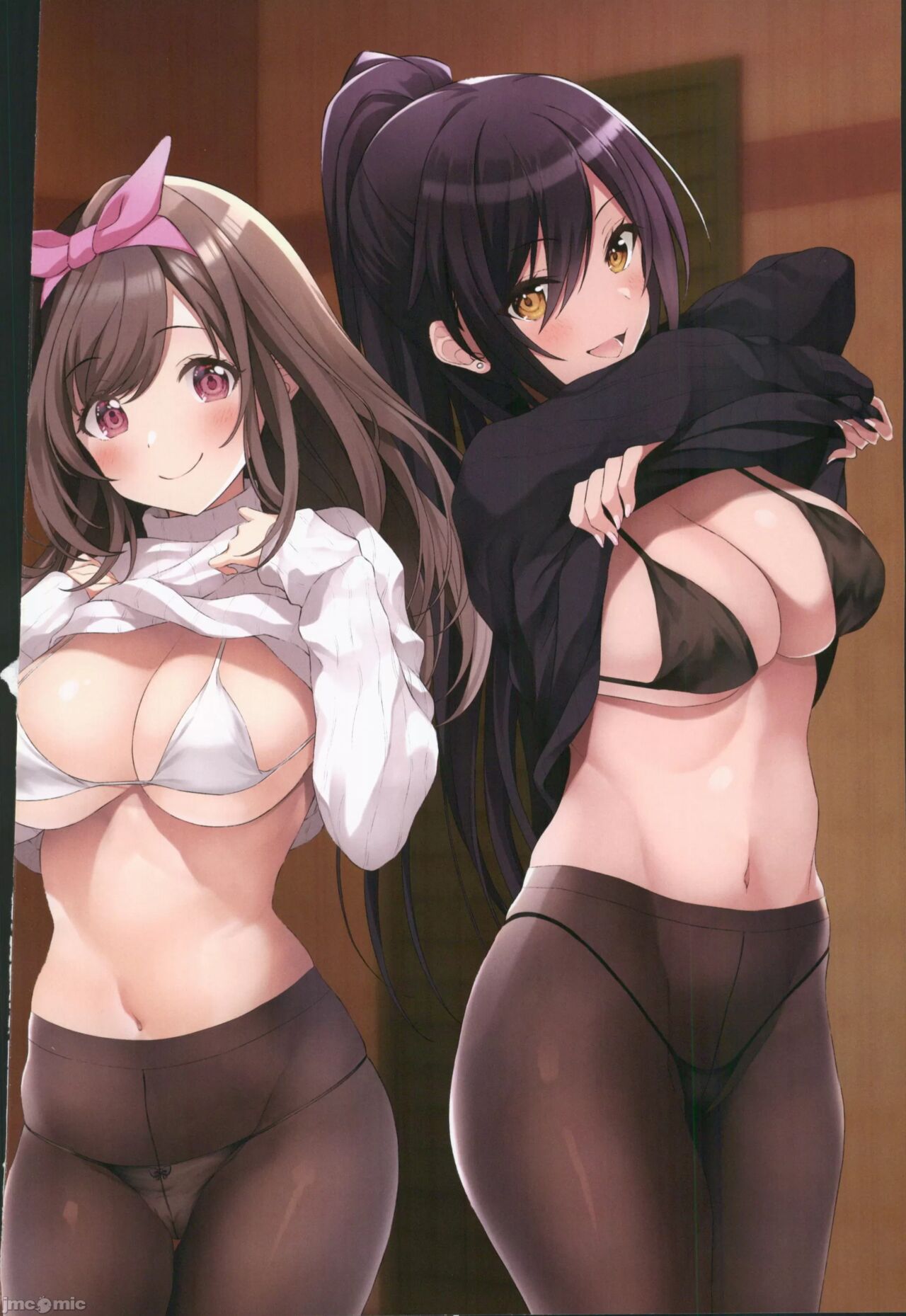 Ecchi na Tights Sugata no Kogane to Sakuya ga Producer o Yuuwaku Shichau Hon page 2 full