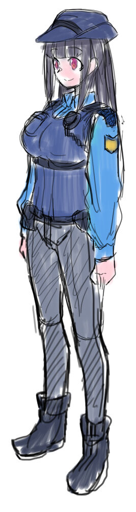 Ottorishita Chohatsu Kurokami no Onna Keisatsukan ga Sexaroid ni Kaizosareru page 9 full