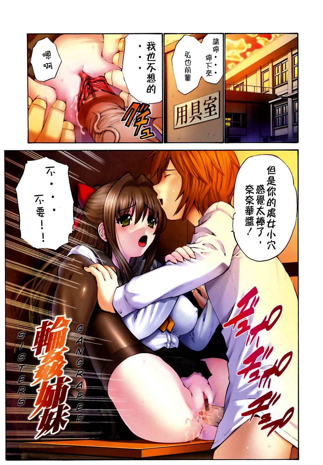 Rinkan Shimai - Gang Rape Sister page 5 full