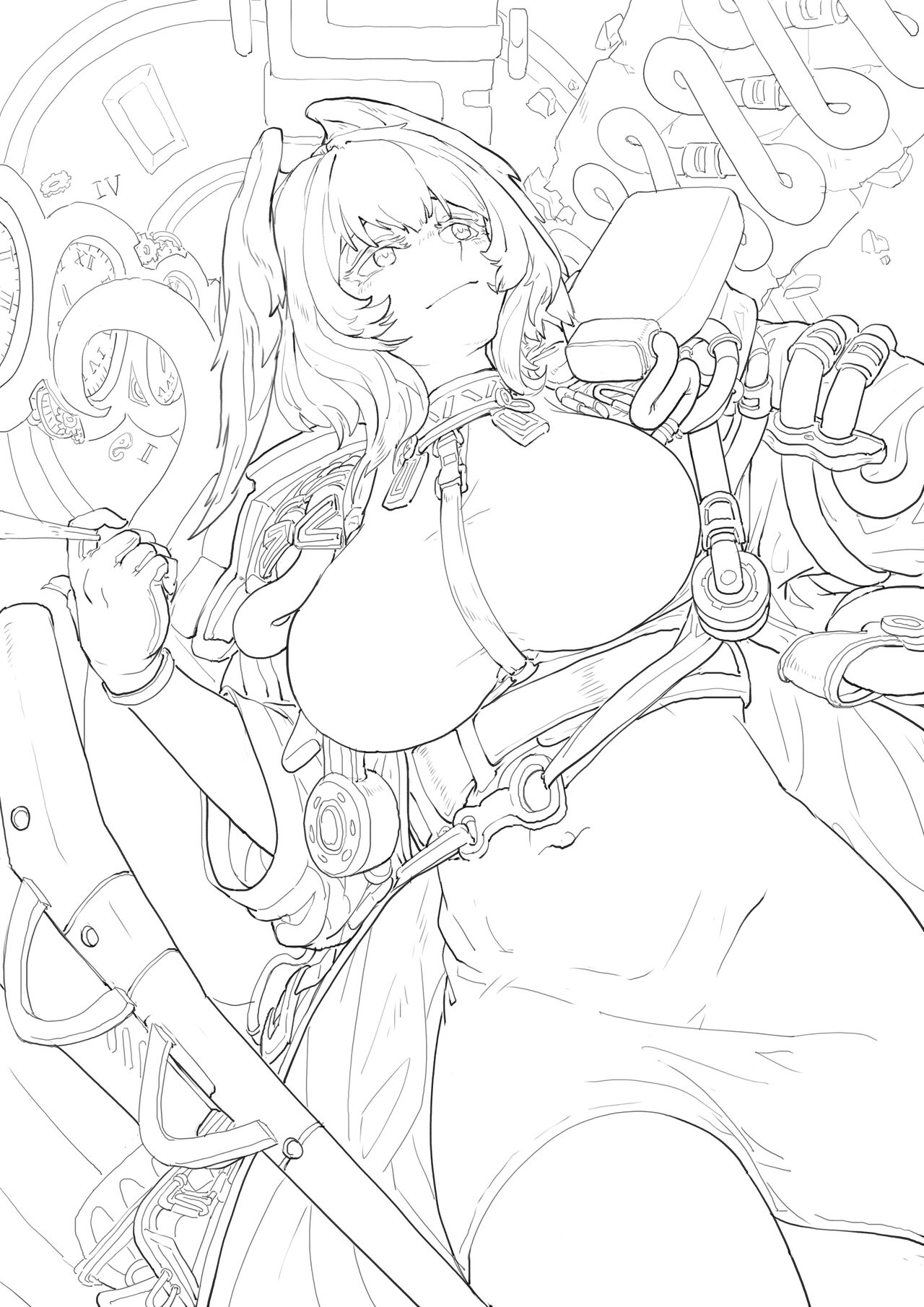 惜蛇鳞凤羽（明日方舟霍尔海雅同人H page 3 full