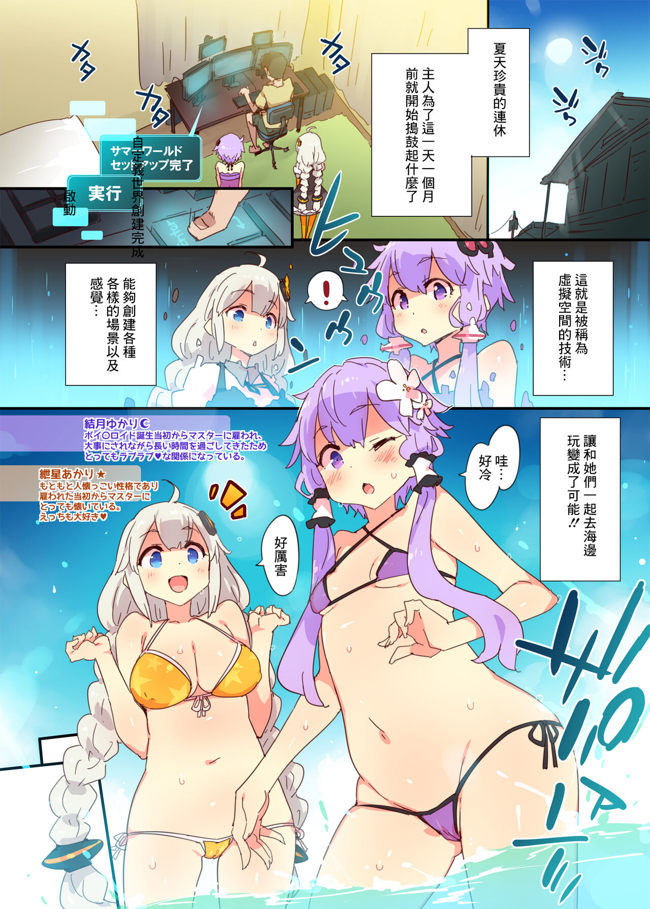 Yukari Akari to Sugosu Digital Echi Echi Natsu Kuukan page 2 full