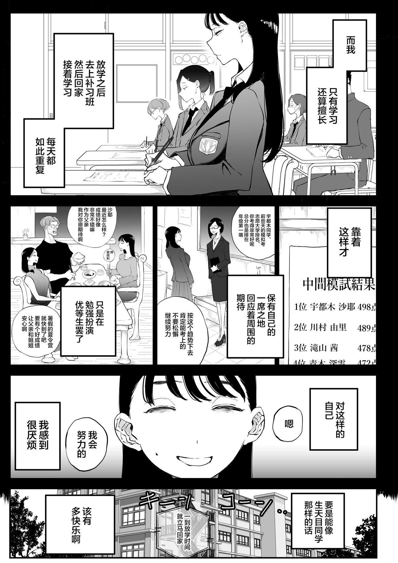 Yokkyuu Fuman Majime Joshi ga Class no Yariman Gal to Dosukebe H Shichau Hanashi. page 8 full