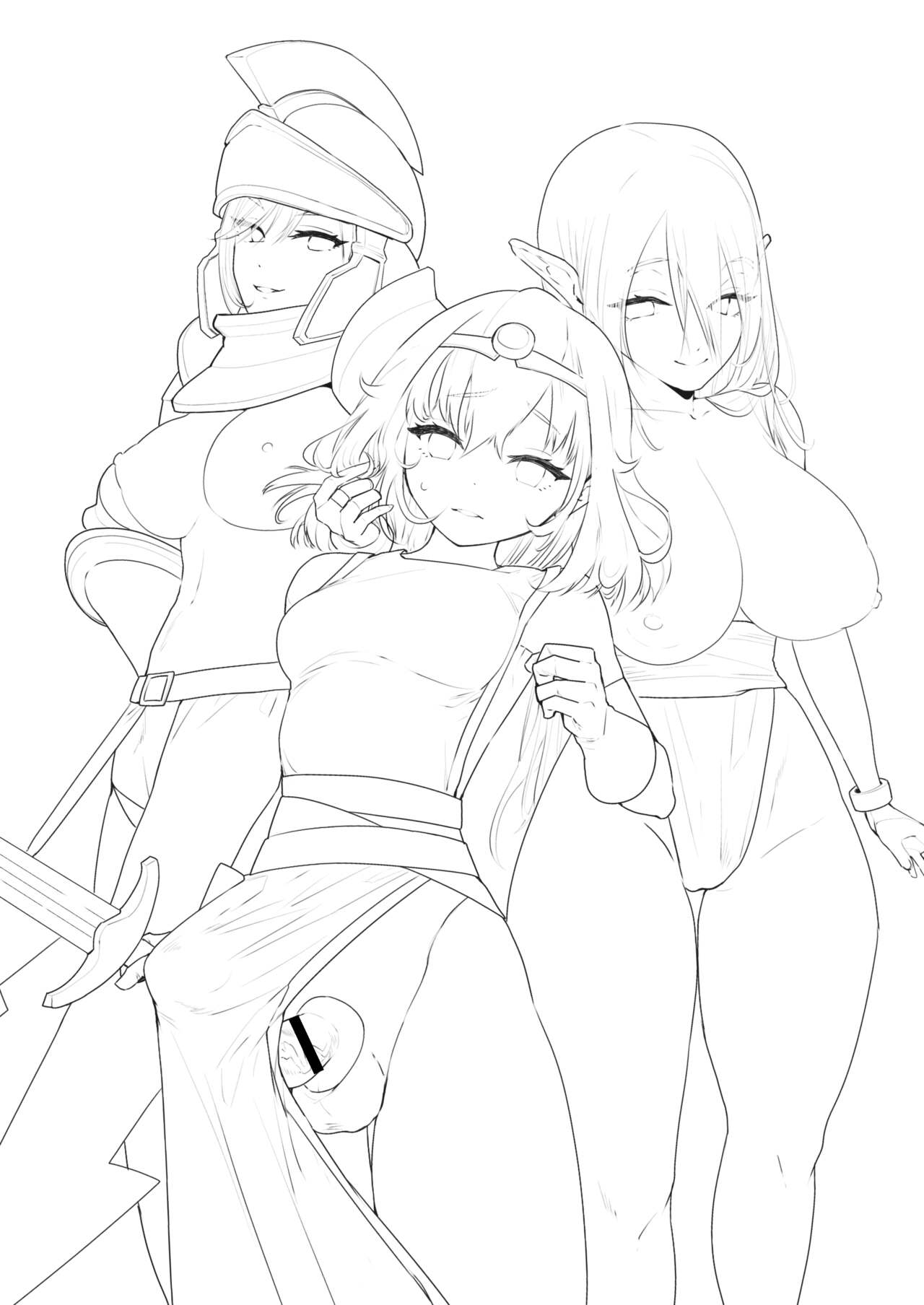 Isekai Tensei shitara Futanari Yuusha-sama datta Ken 2 page 2 full