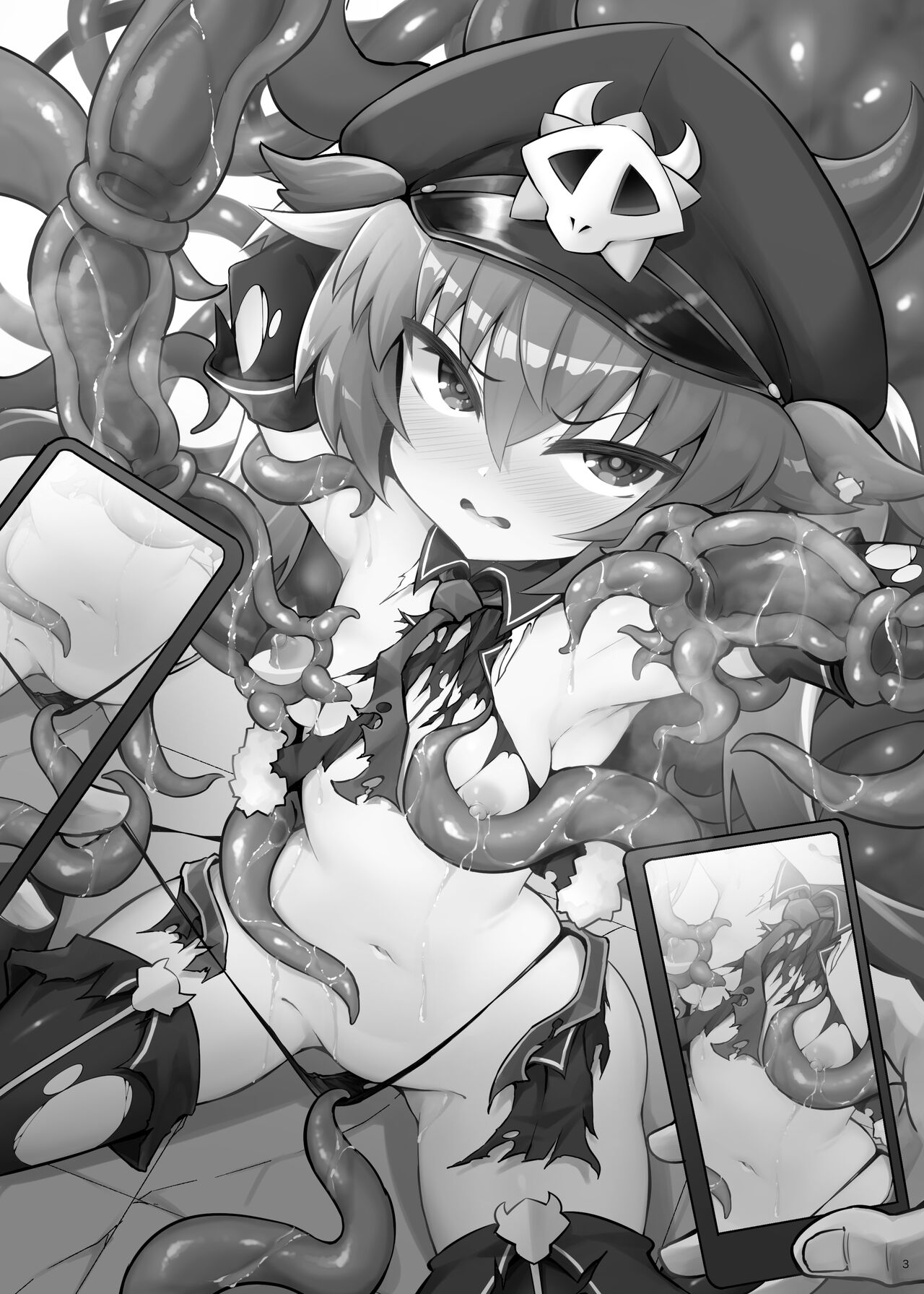 Wakaraseyou! Aku no Mesugaki Onna Kanbu | 教你做人! 邪恶的雌小鬼女魔头 page 3 full