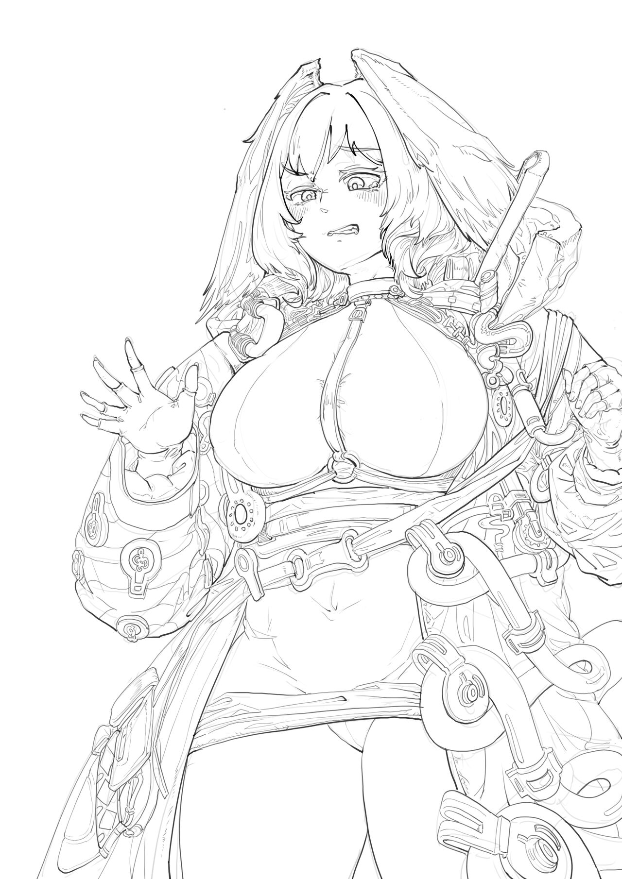 霍尔海雅与博士的爱抚日常（明日方舟H同人） page 4 full