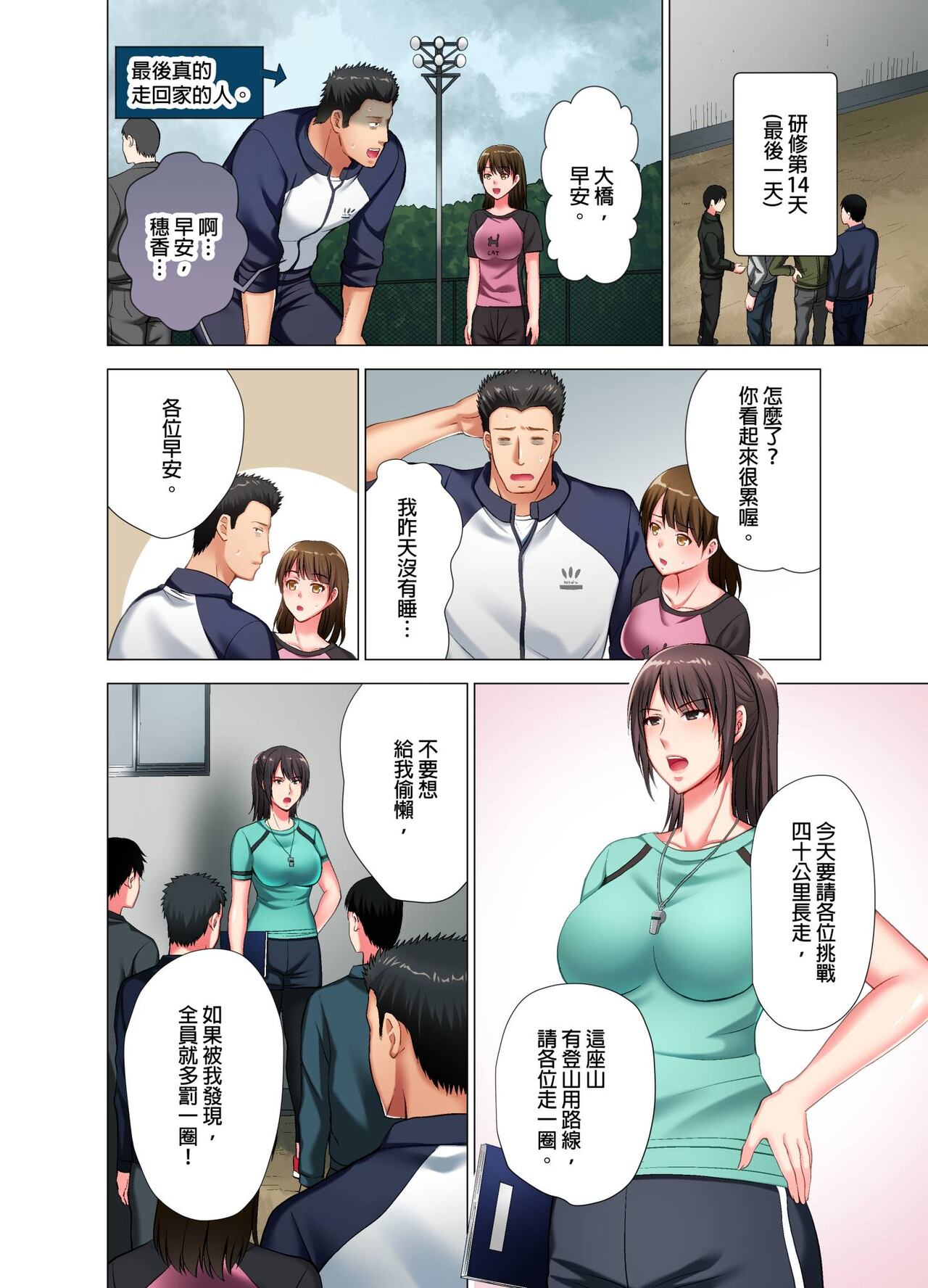 Black Kenshuu no Oni Kyoukan ga do M Onnada to Hanmei shitanode. | 魔鬼訓練的鬼教官，其實是抖M女。Ch.6 End page 3 full