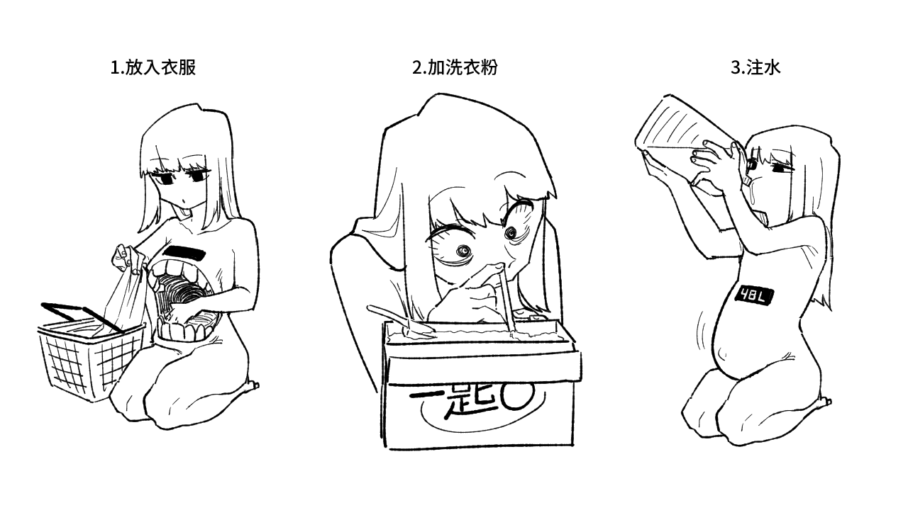 前幾天操作洗衣機時突然覺得蠻變態的 page 1 full
