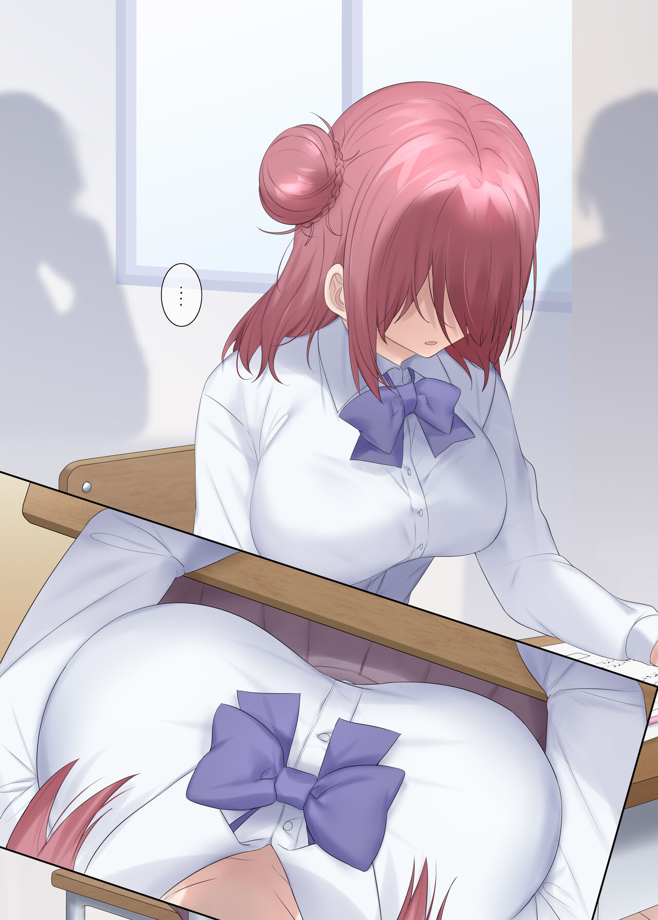 Test-chuu ni Hyoui Sareta Onnanoko no Onanie page 5 full