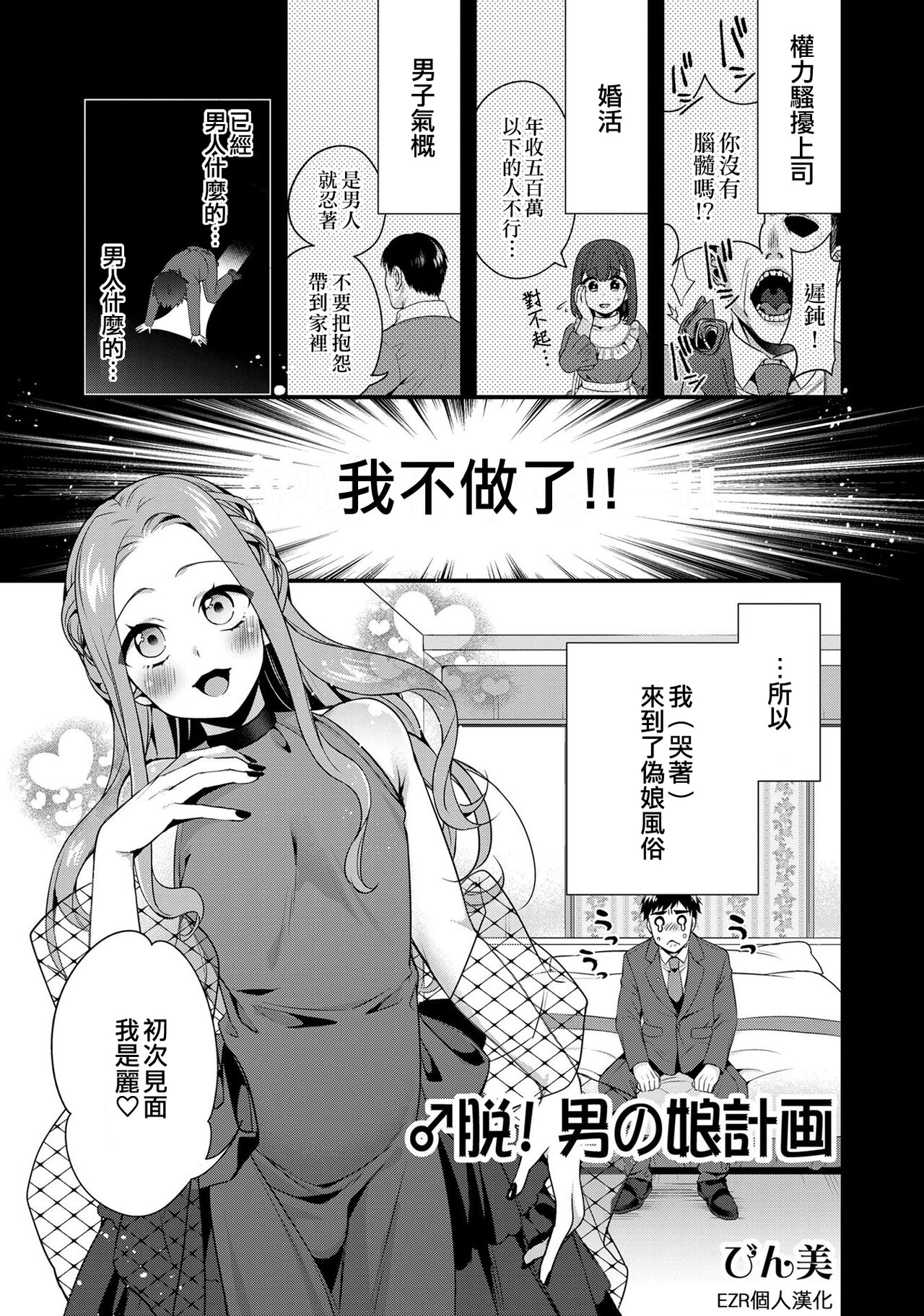 ♂ Datsu! Otokonoko Keikaku | ♂脫！偽娘計畫 page 1 full