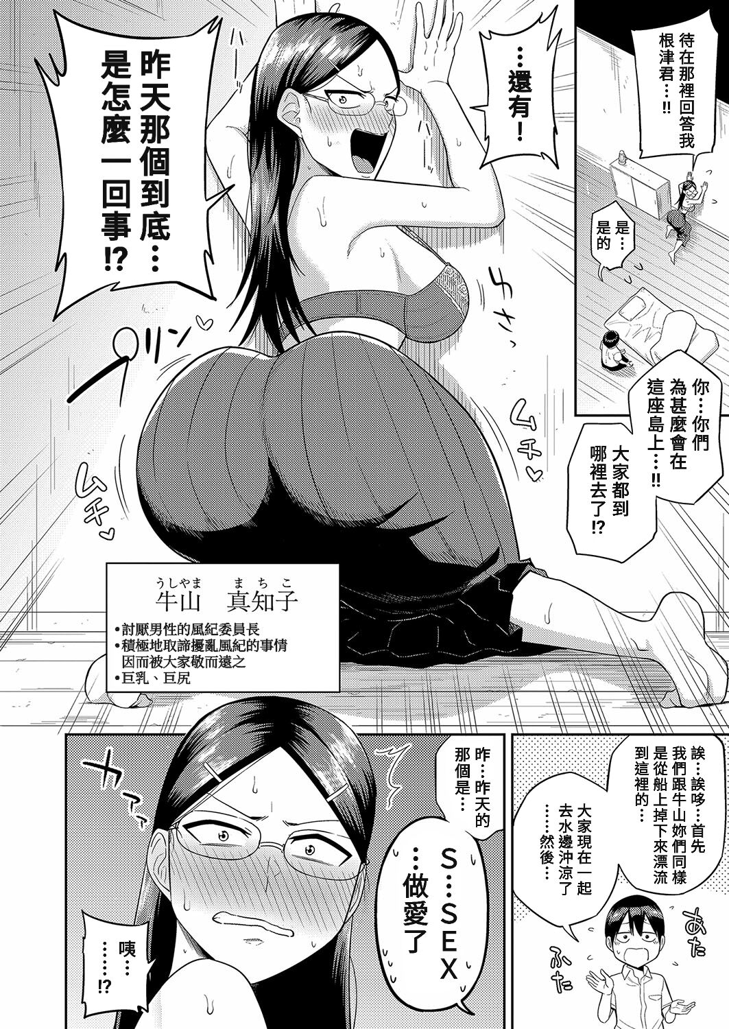 Mujintou de, SEX ni Kyoumishinshin na Dosukebe Inkya Joshi-tachi to Harem Life Chuuhen page 6 full