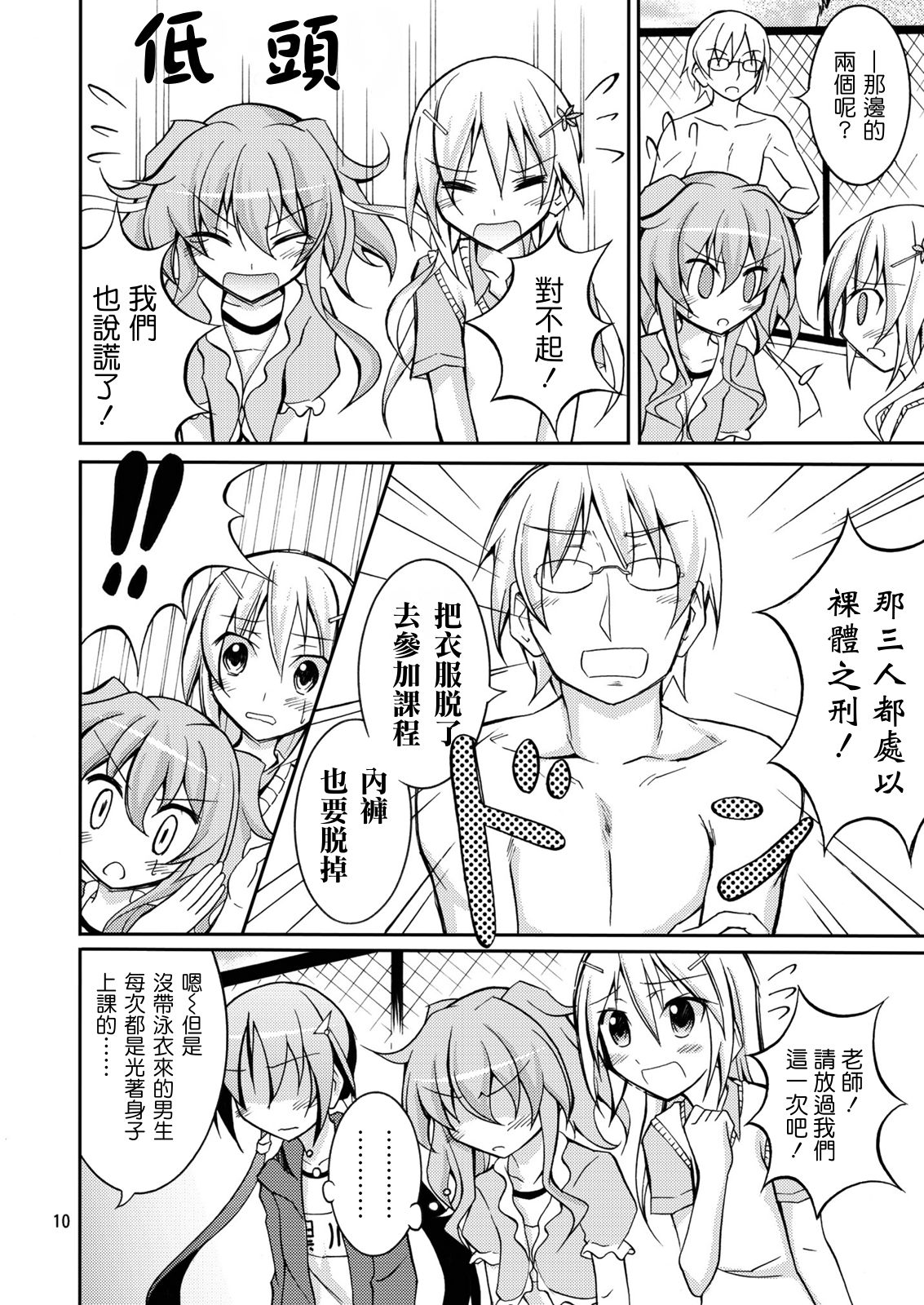 Kyou no Taiiku wa Zenra Suiei 2 page 10 full