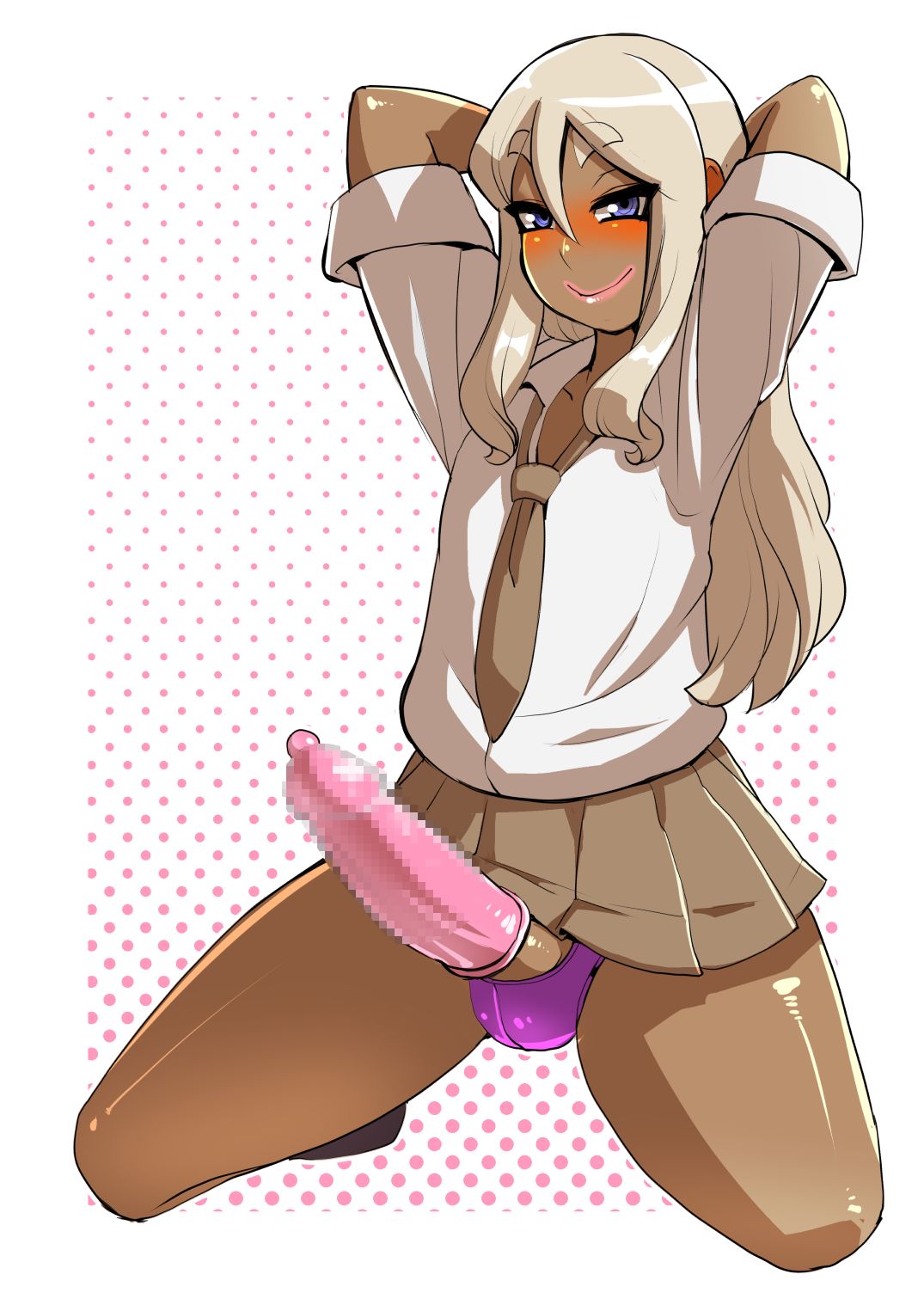 Otokonoko Gal Senpai no Chinpo ga Dekai Ken | 男娘辣妹前辈的大鸡儿 page 3 full