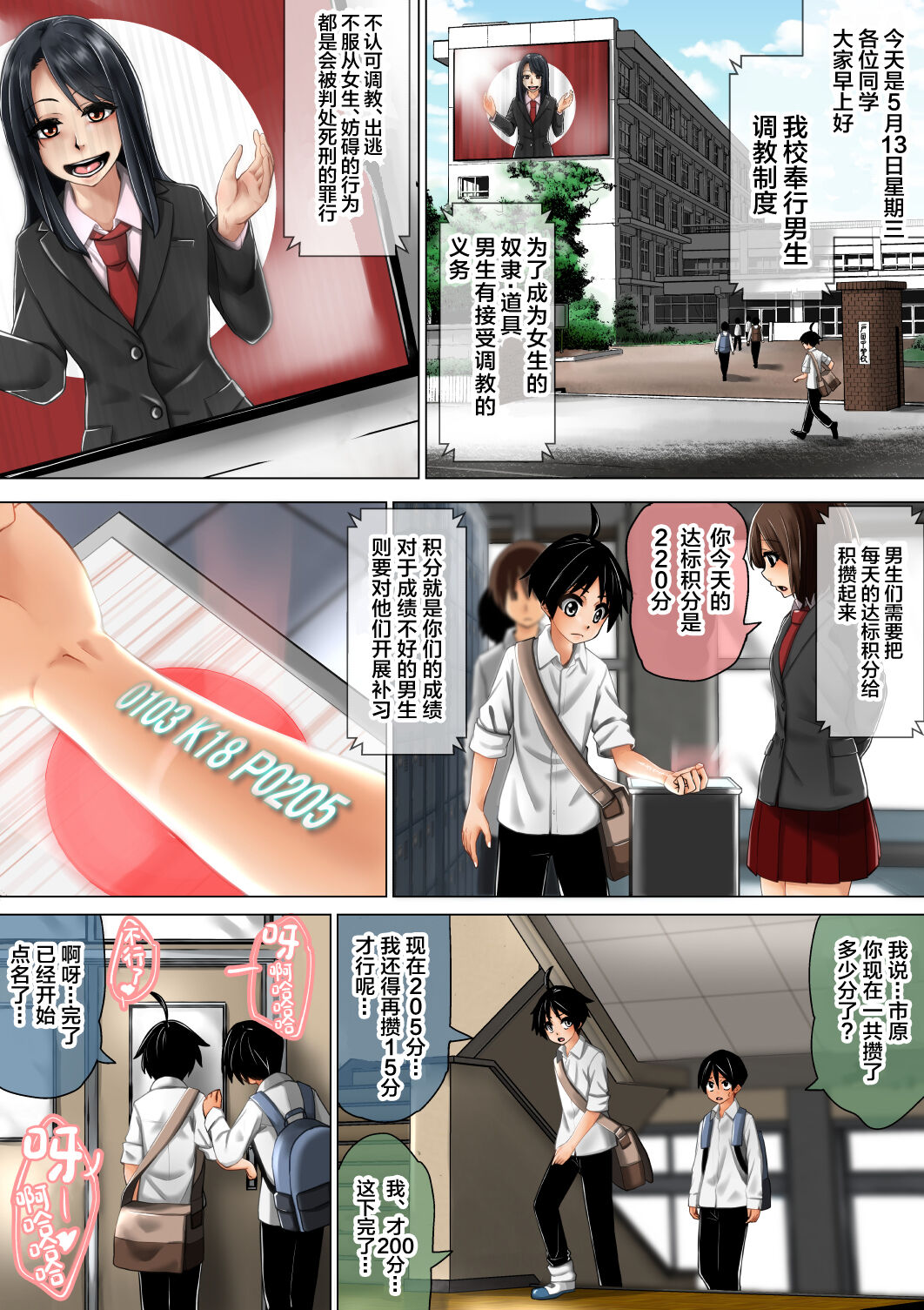 Joshi ga Danshi o Choukyou suru! Danshi Choukyou Gakkou page 2 full