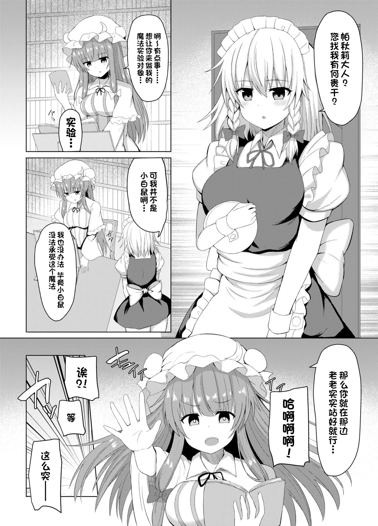 Patchouli no Jikken de Succubus ni Natta Sakuya-san page 4 full