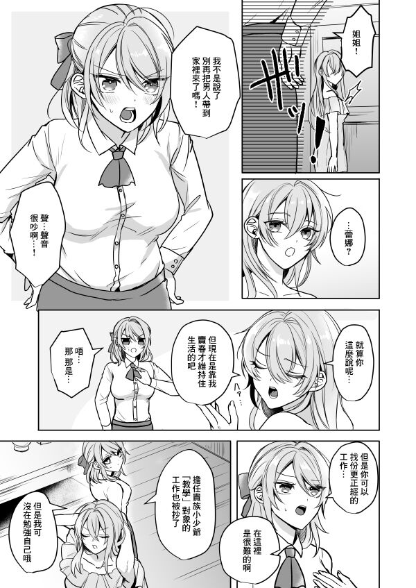 Bitch na Onee-san to Ore no Hajimaru Seiseikatsu | 不清純的姐姐與我一起展開的性生活 page 4 full