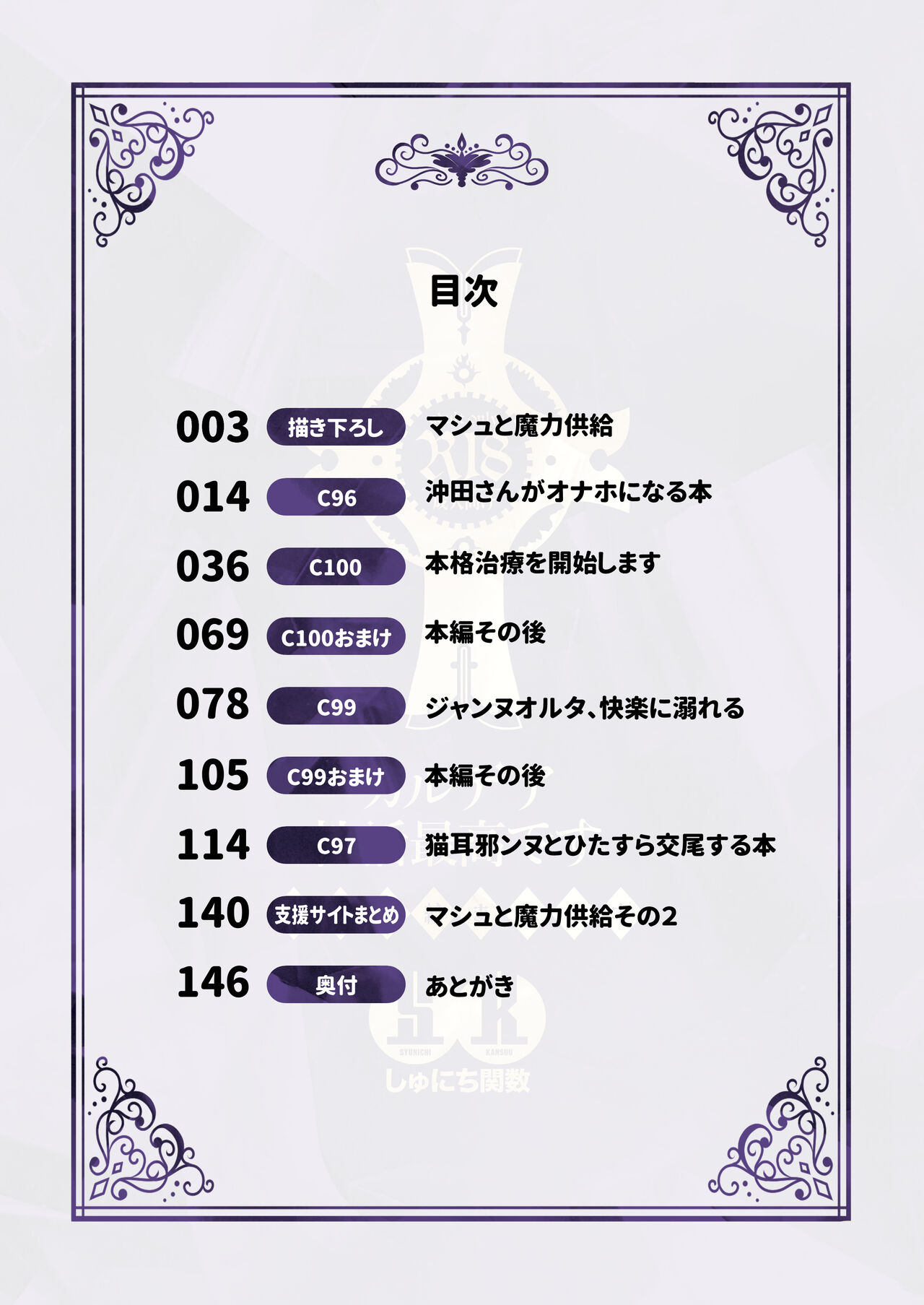 Chaldea Seikatsu Saikou desu -Maryoku Kyoukyu Matome Bon- page 3 full